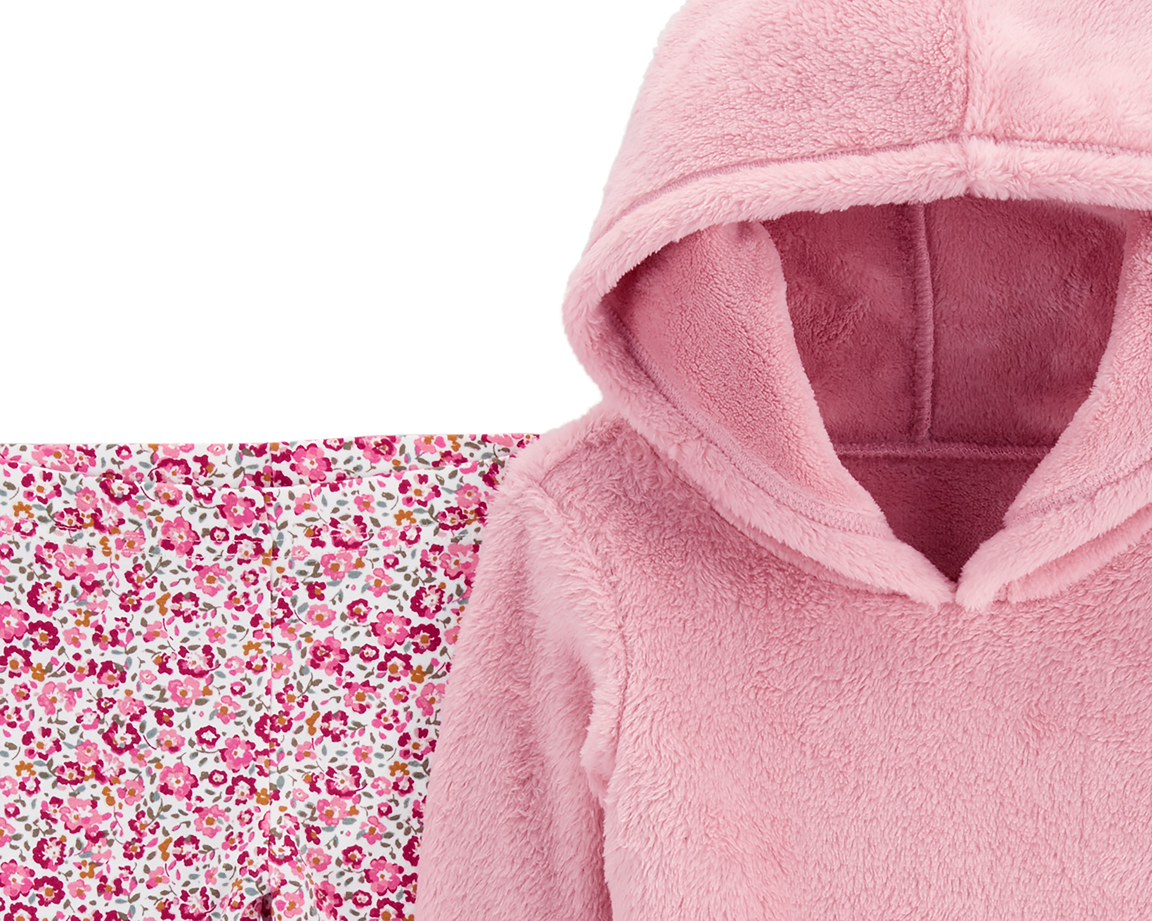 Foto 3 pulgar | Foto 2 | Leggings y Sudadera con Capucha para Niña Carter's