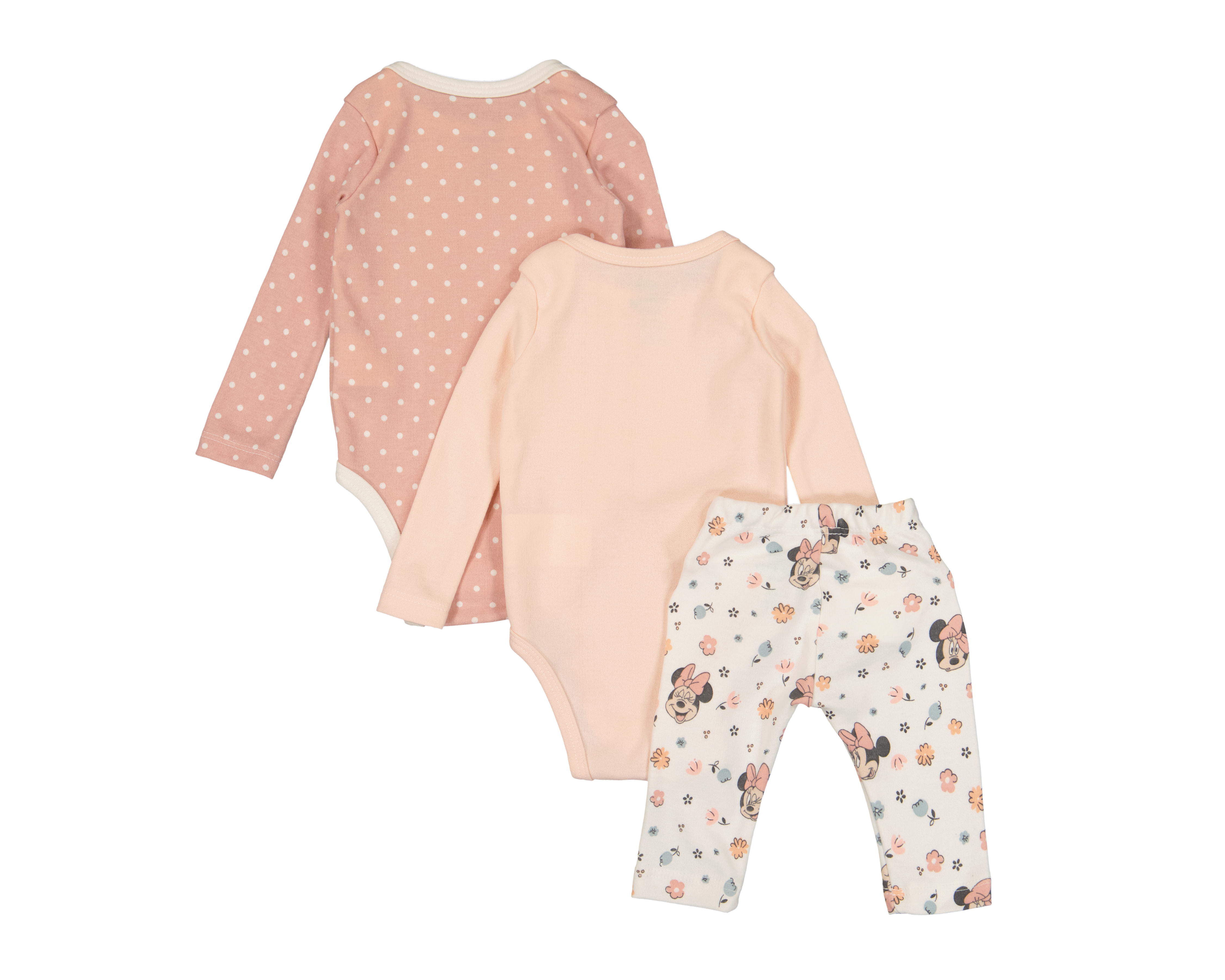 Foto 3 pulgar | Foto 2 | Conjunto para Bebé Niña Disney Minnie Mouse 3 Piezas