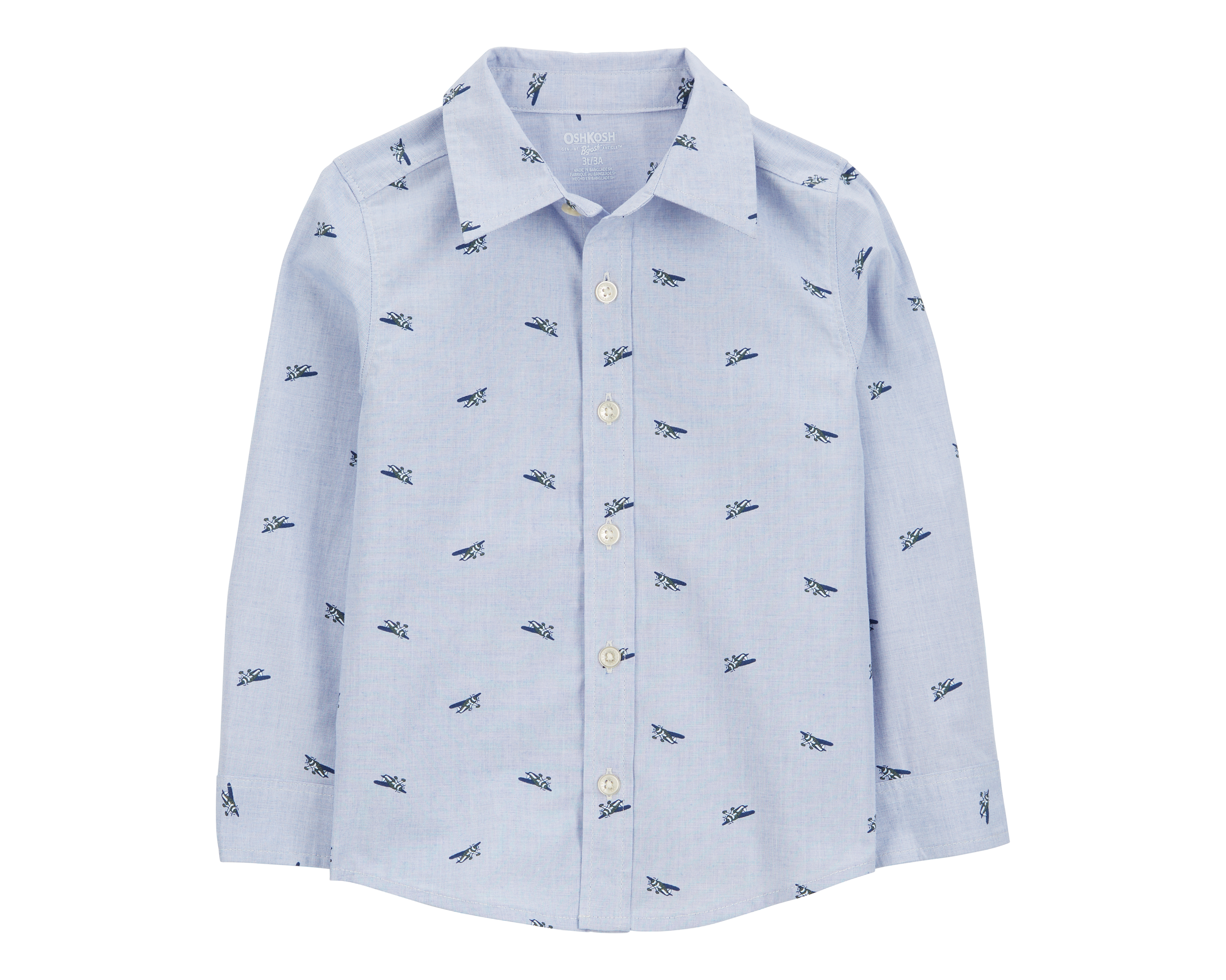 Camisa para Bebé Niño Oshkosh de Algodón Azul