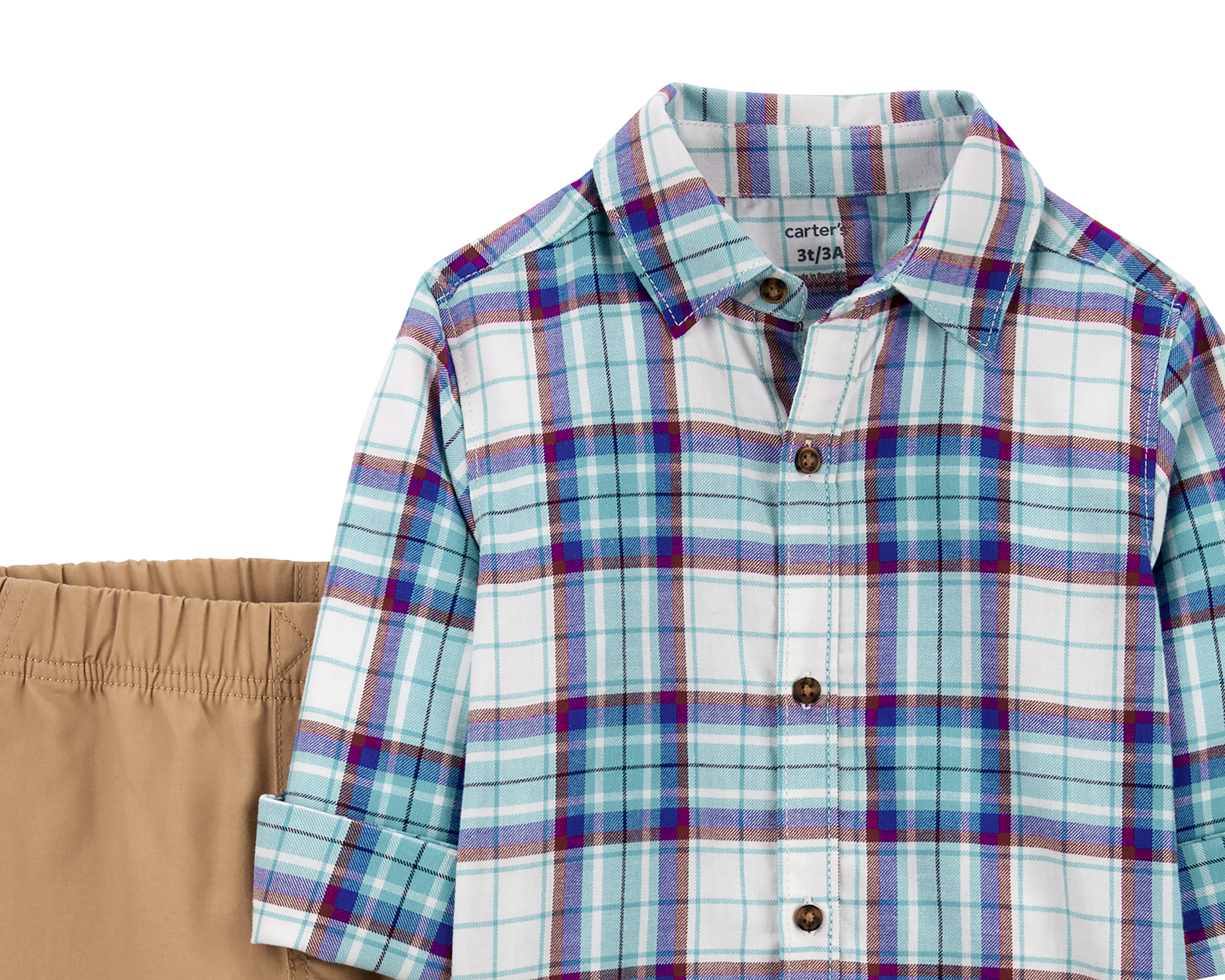 Foto 2 | Foto 2 | Pantalón y Camisa Carter's para Niño