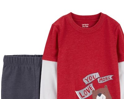 Foto 2 | Foto 2 | Pantalón y Playera Manga Larga Carter's para Niño