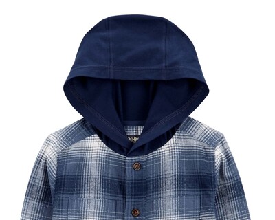 Foto 2 | Foto 2 | Camisa para Bebé Niño Carter's de Algodón con Capucha