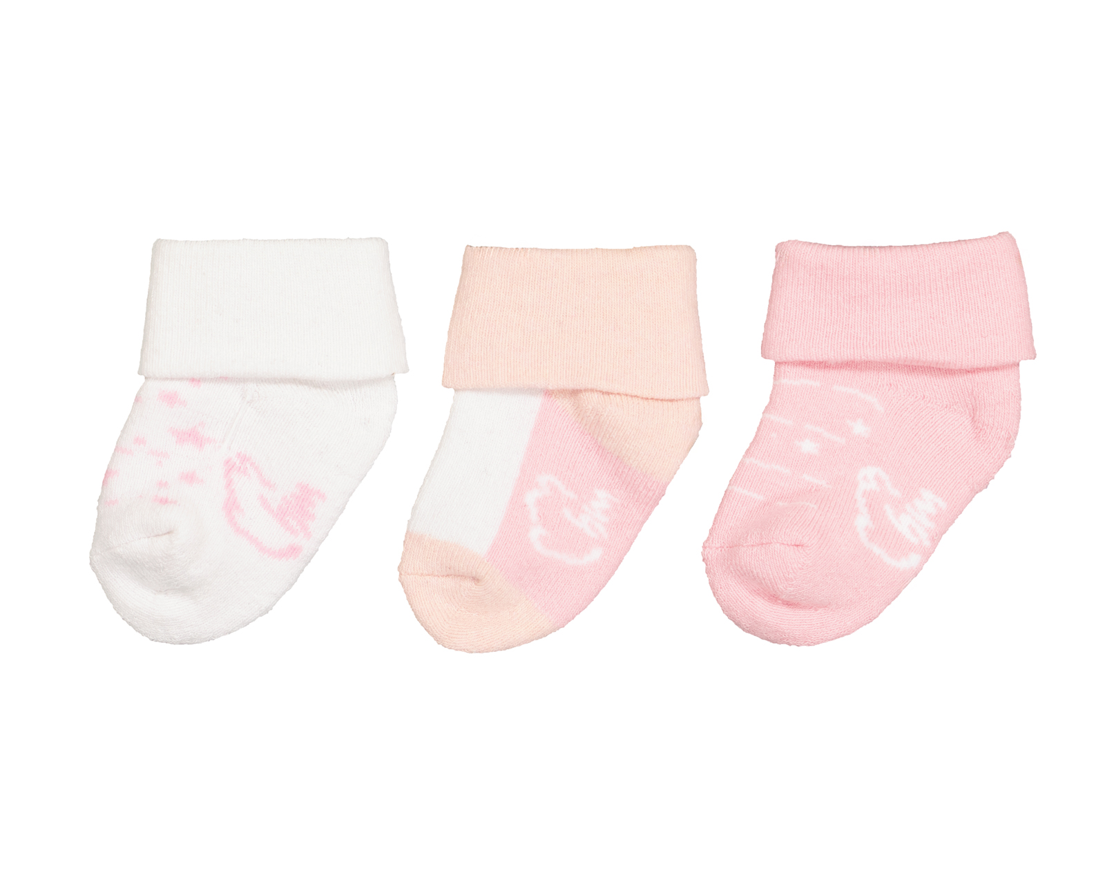 Calcetines para Bebé Niña Baby Mink 3 Pares