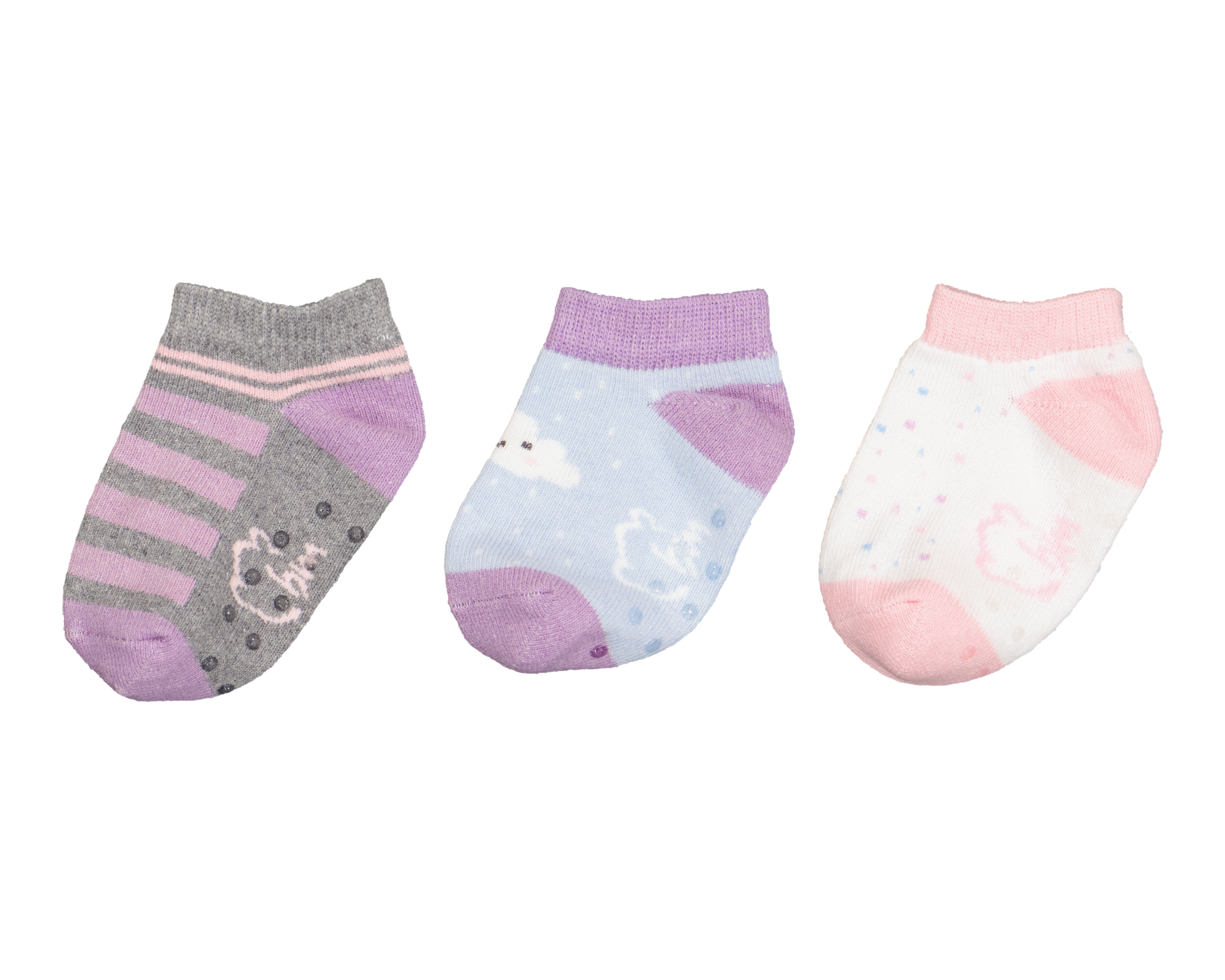 Calcetines para Bebé Niña Baby Mink 3 Pares