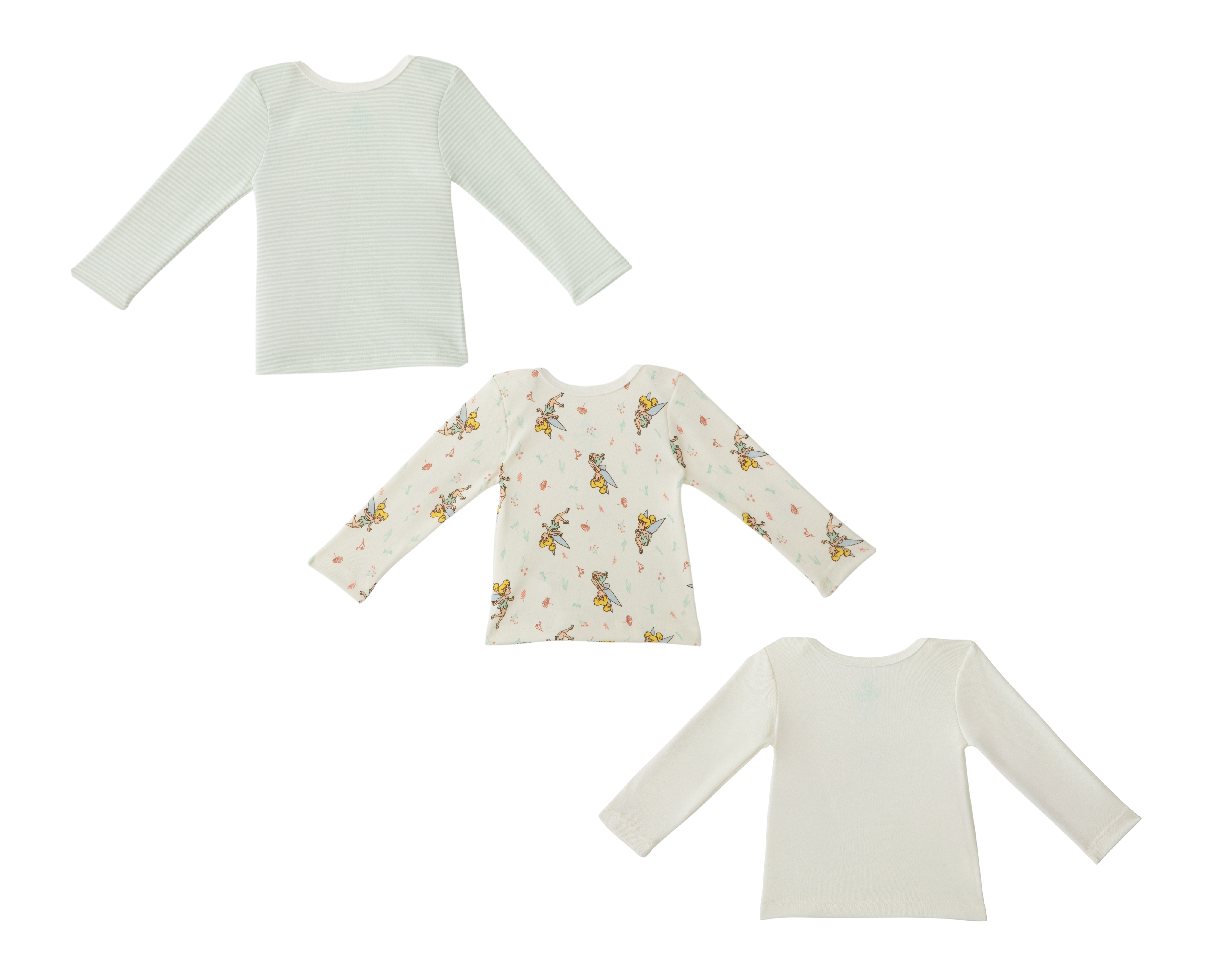 Foto 2 | Foto 2 | Playera para Bebé Niña Disney Campanita 3 Piezas