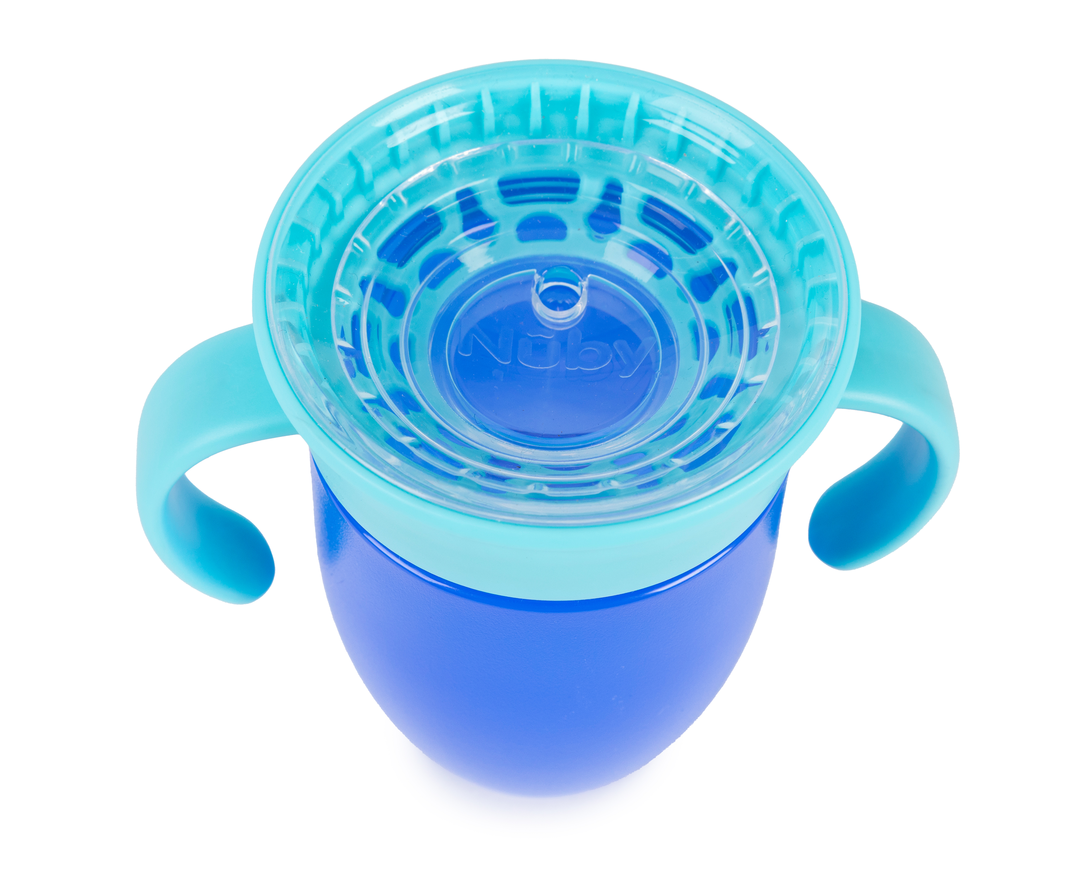 Foto 5 pulgar | Foto 4 | Vaso Entrenador Nuby 360 Wonder Cup Azul 210 ml