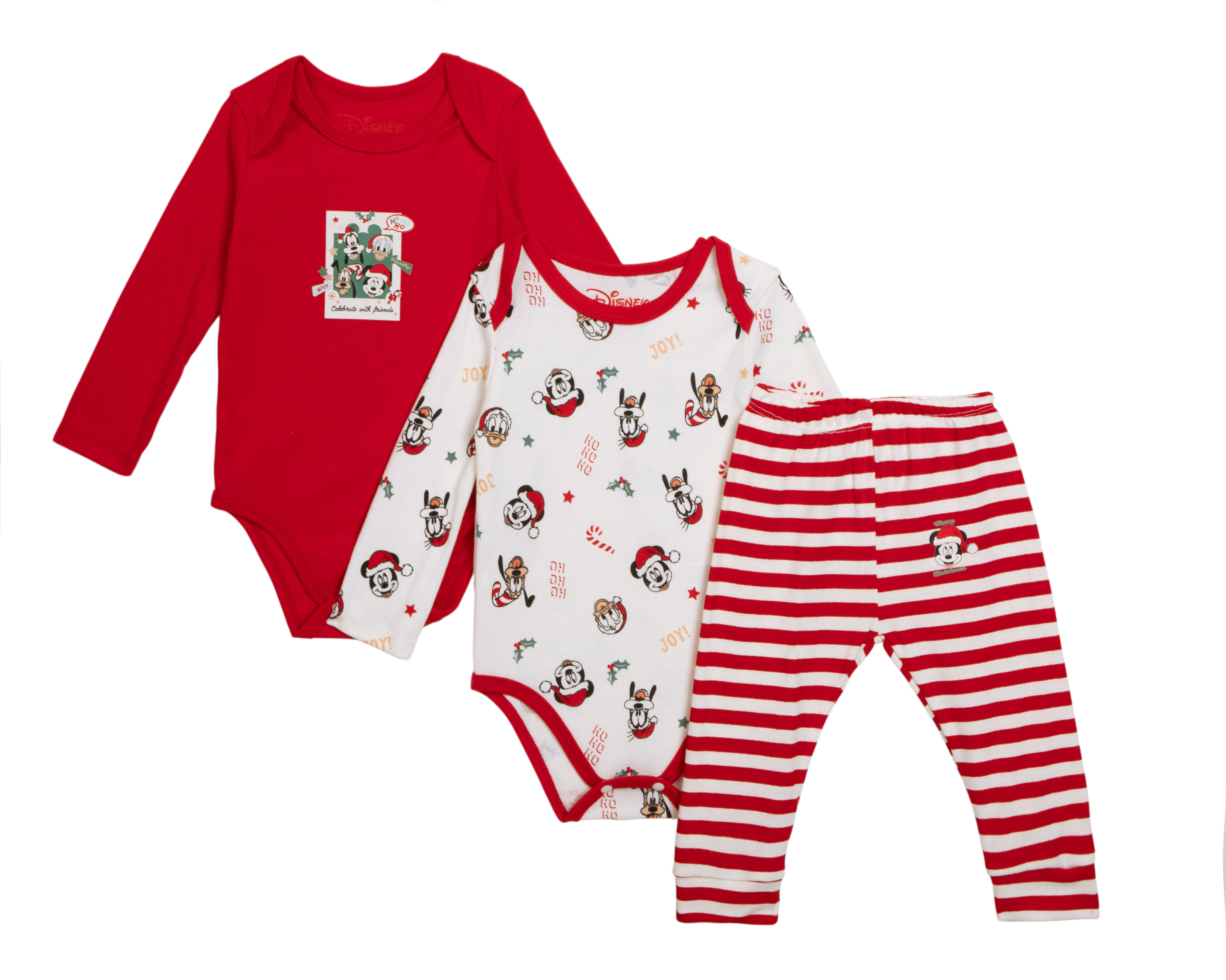 Foto 1 | Foto 1 | Conjunto para Bebé Niño Disney Mickey Mouse 3 Piezas