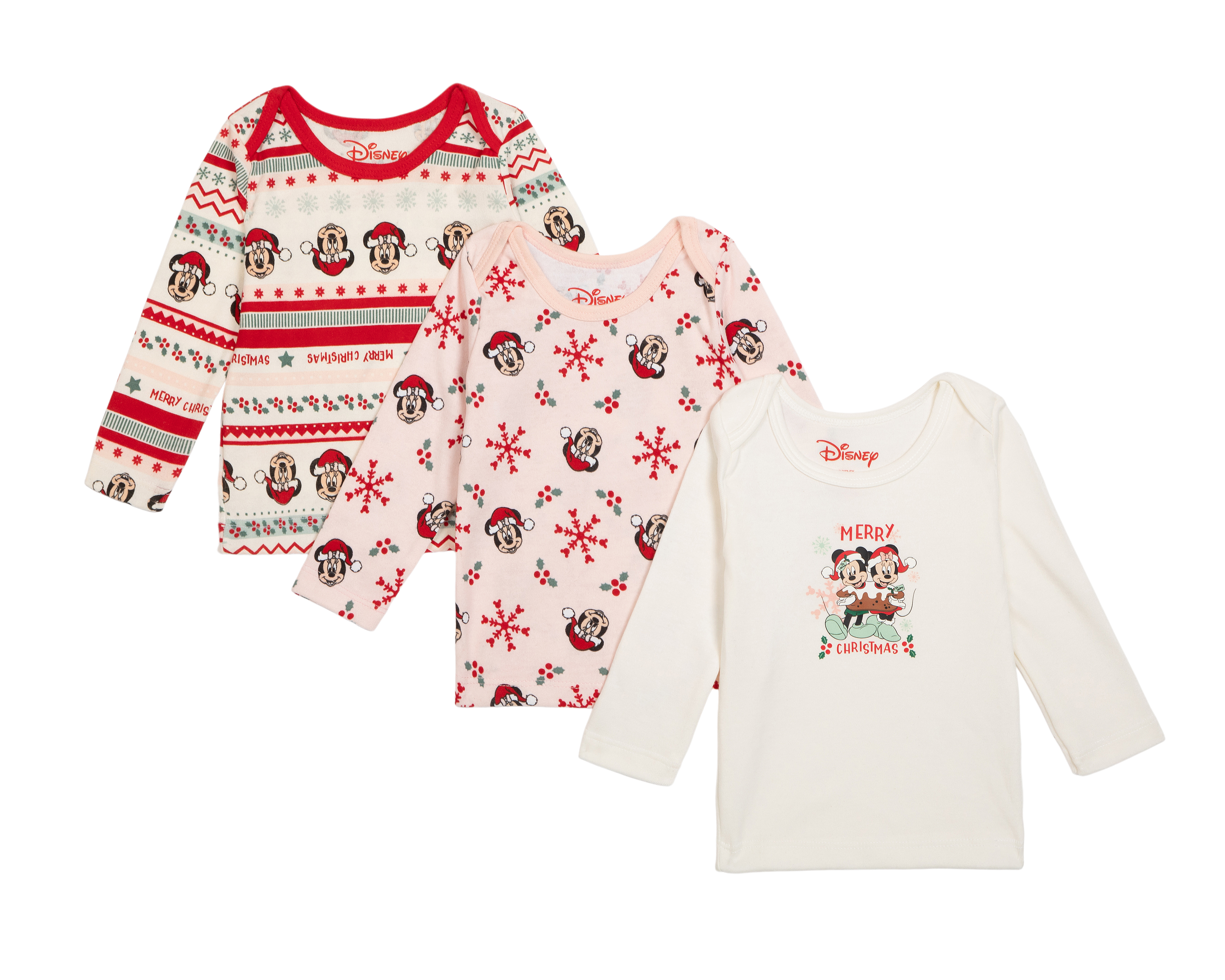 Foto 2 pulgar | Foto 1 | Playera para Bebé Niña Disney Estampada 3 Piezas