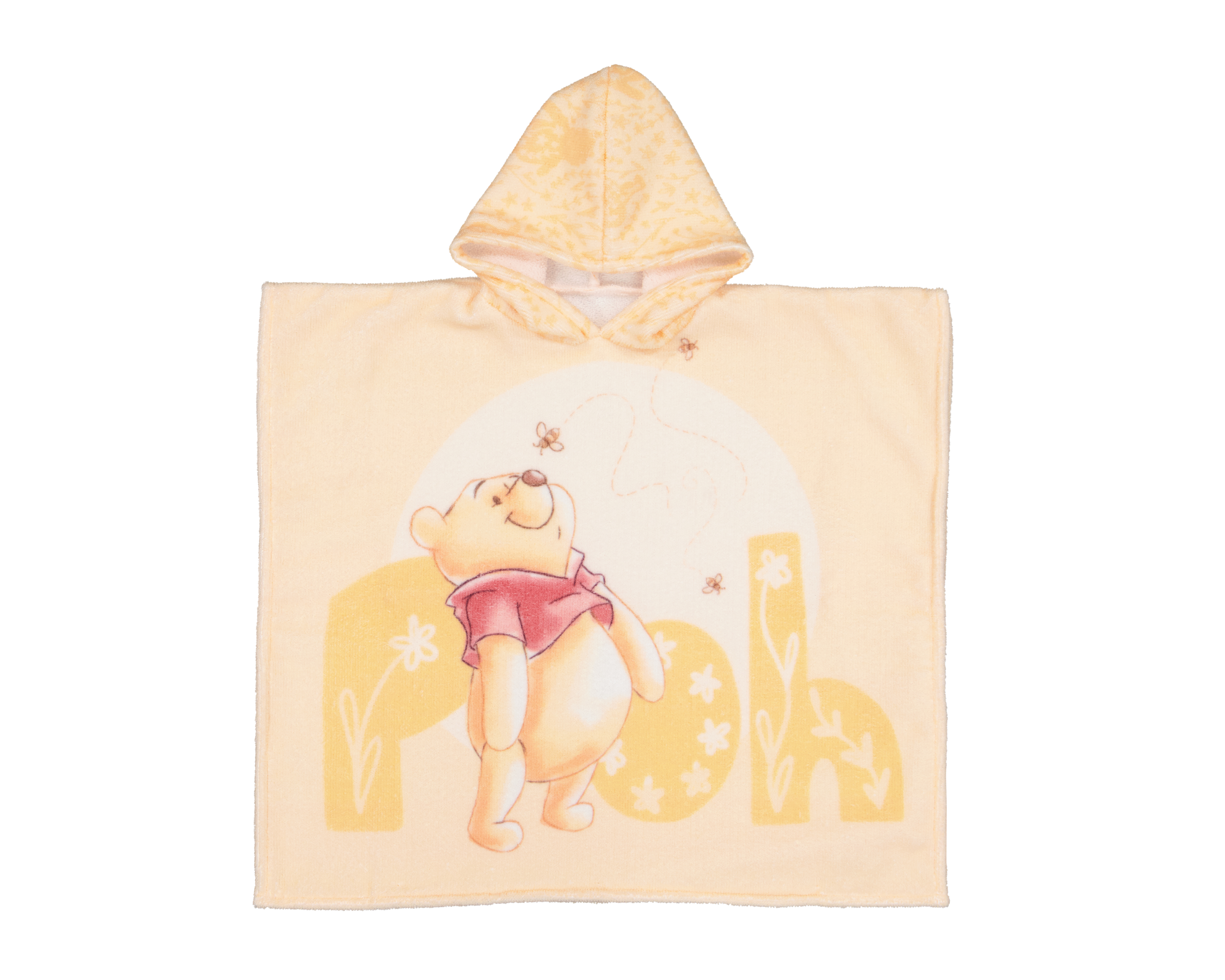 Toalla con Capucha para Bebé Niño Disney Winnie Pooh
