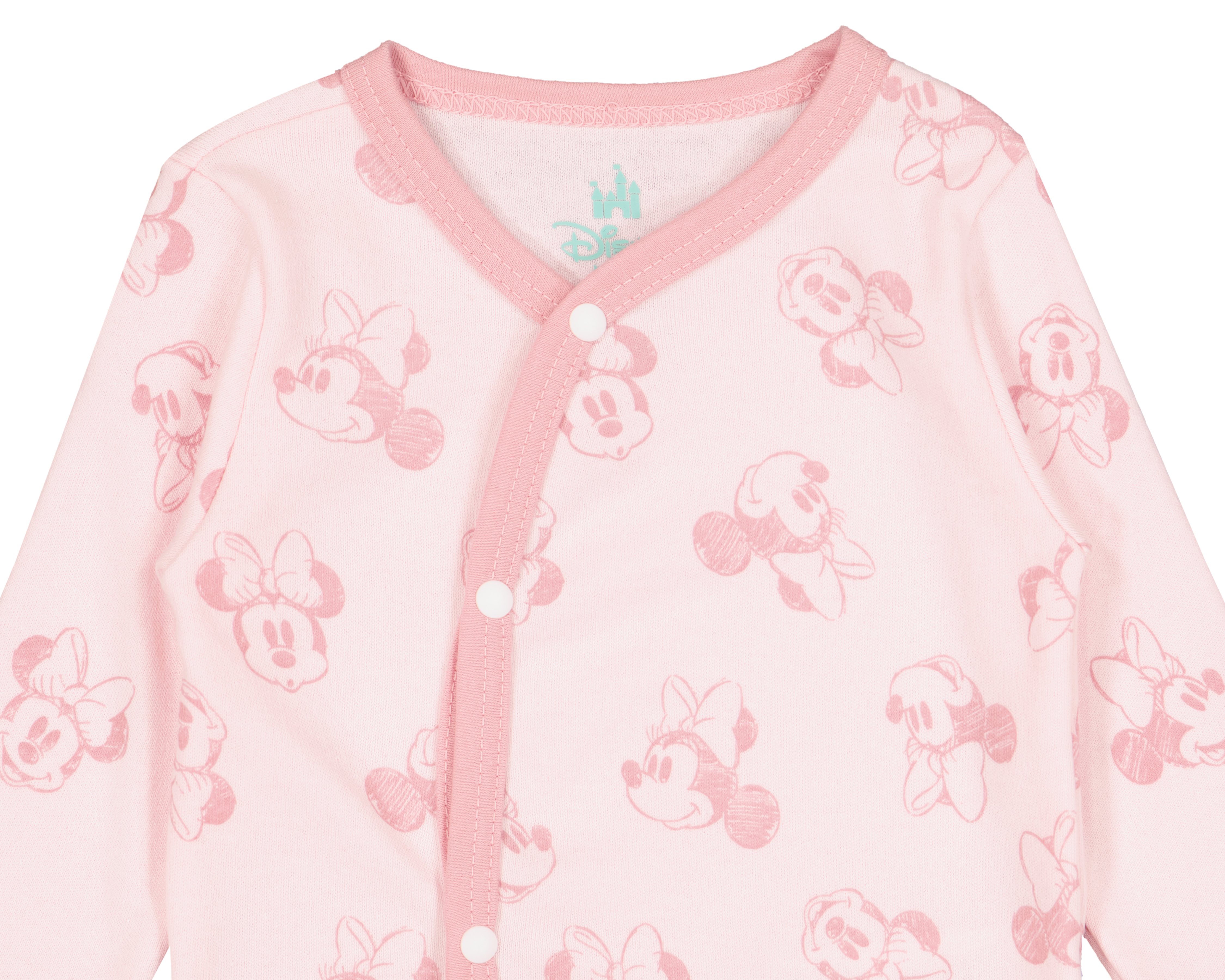 Foto 4 pulgar | Foto 3 | Mameluco para Bebé Niña Disney Minnie Mouse con Gorro