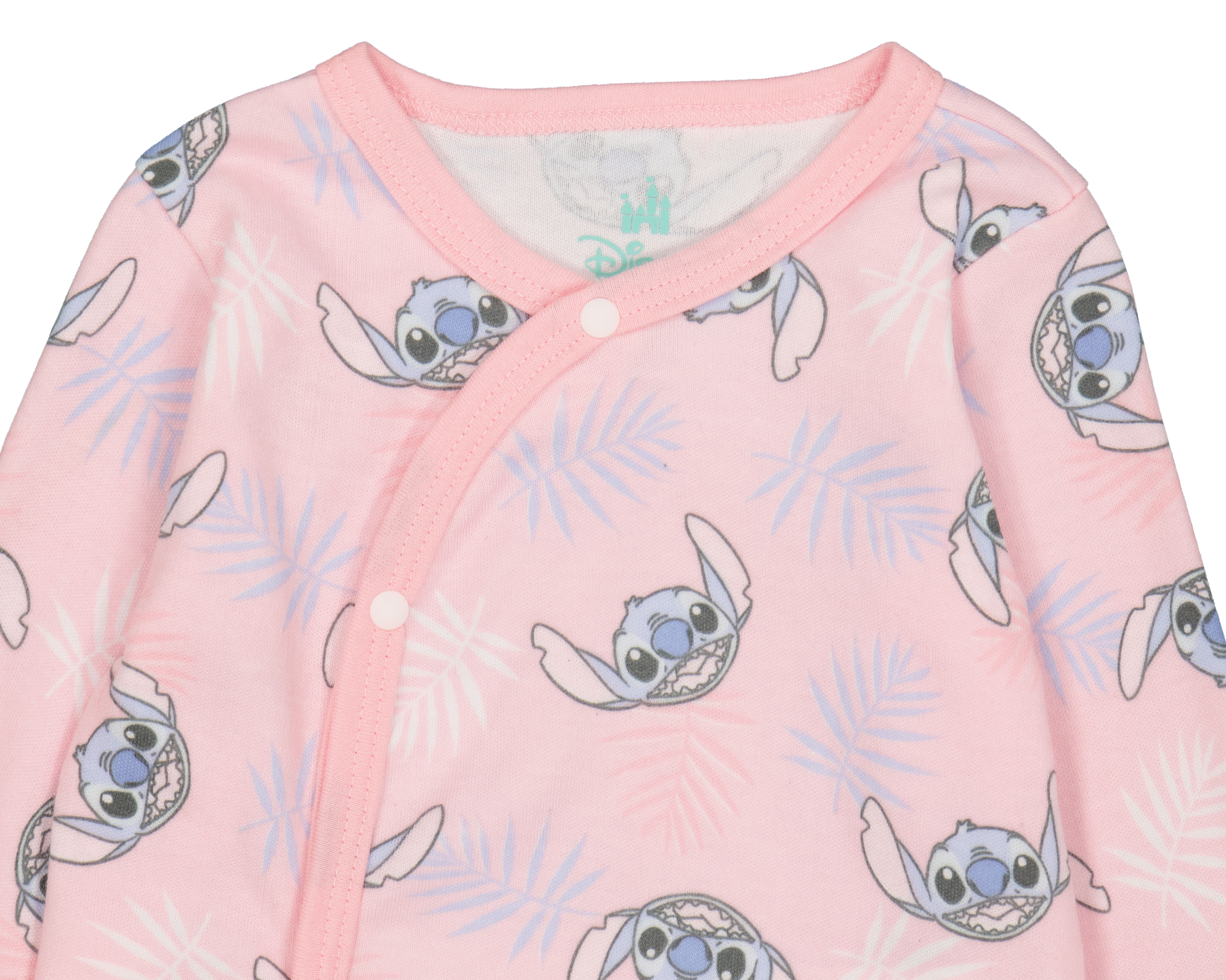 Foto 4 pulgar | Foto 3 | Mameluco para Bebé Niña Disney Stitch Manga Larga