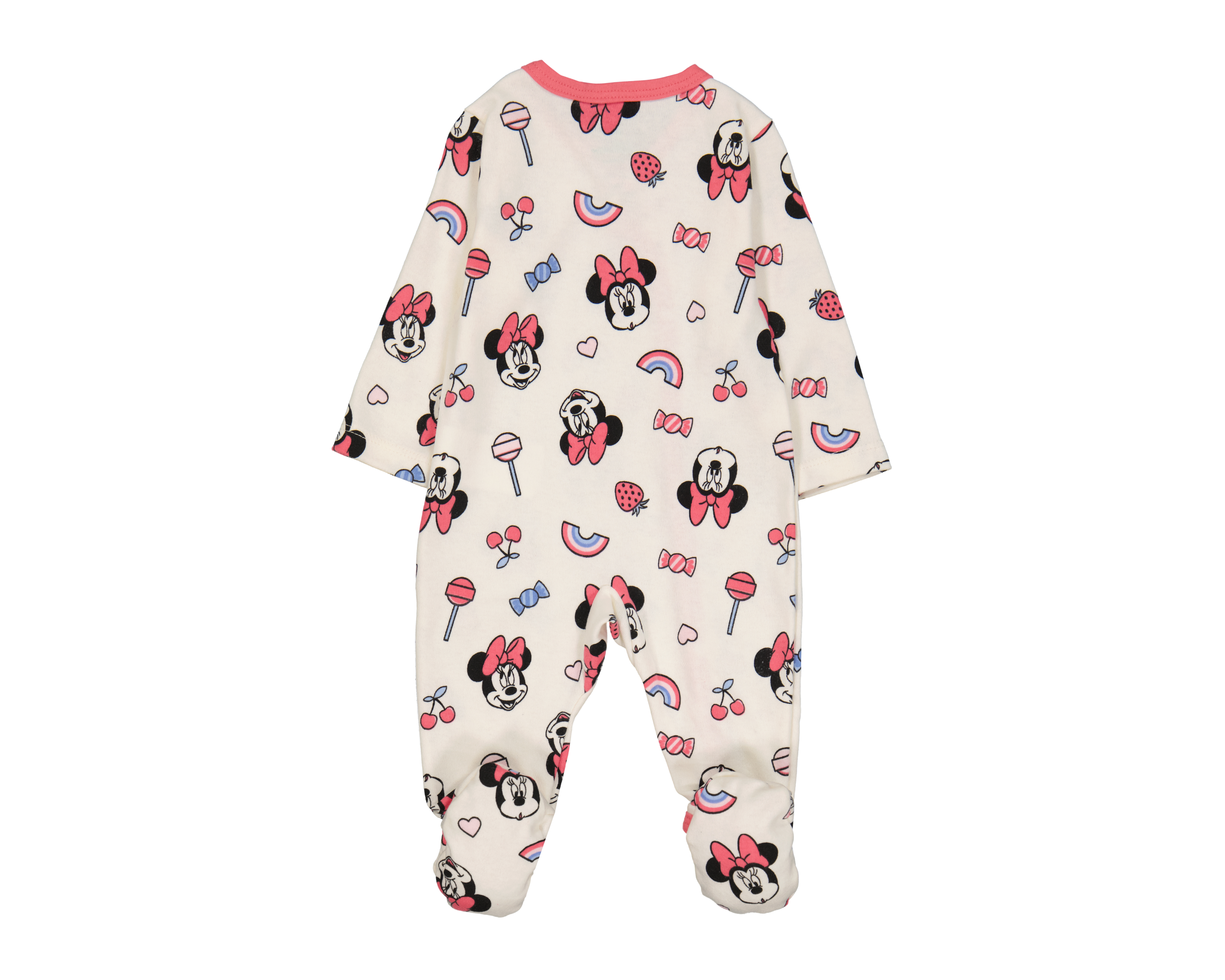Foto 3 pulgar | Foto 2 | Mameluco para Bebé Niña Disney Minnie Mouse Manga Larga