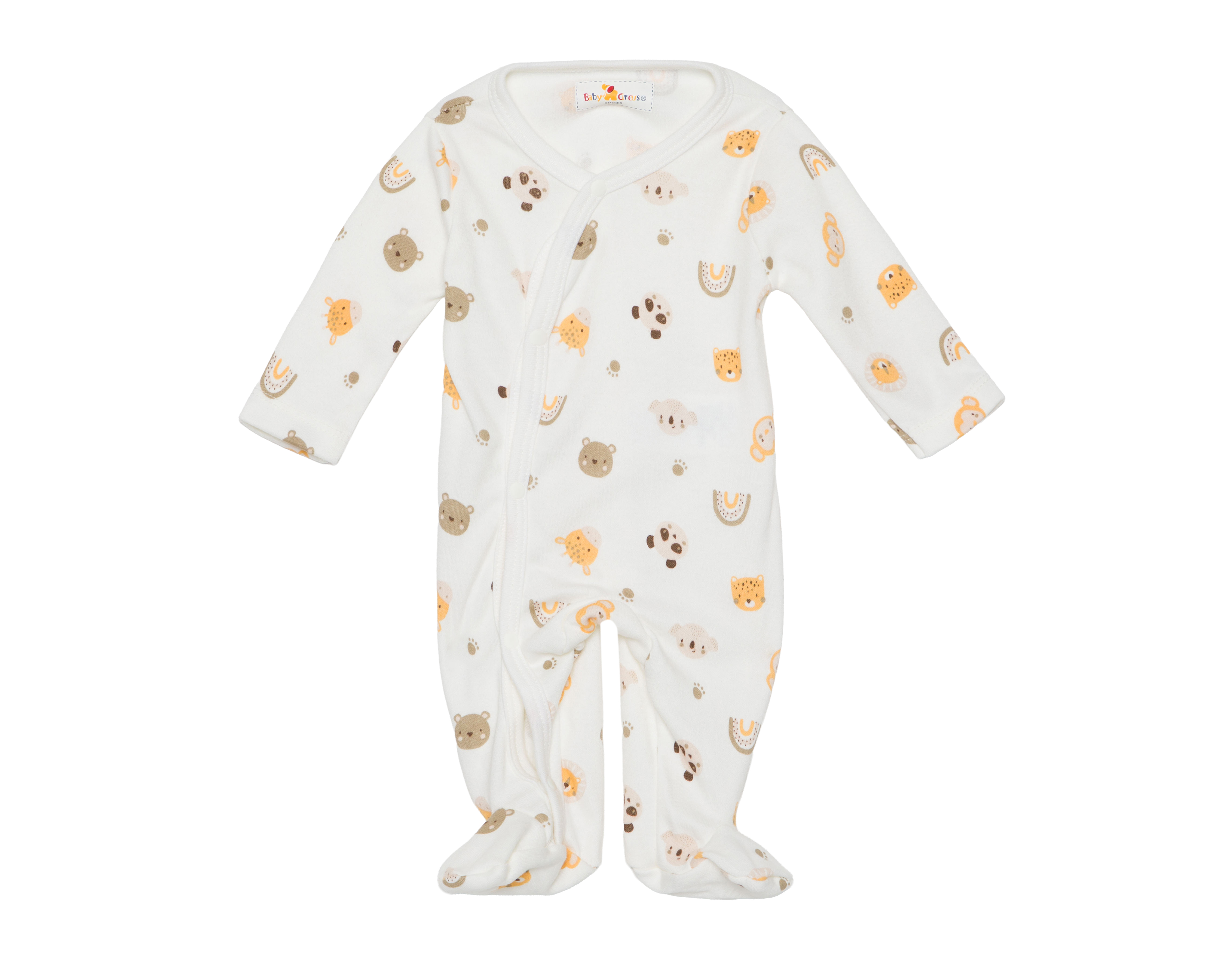 Foto 2 pulgar | Foto 1 | Mameluco para Bebé Niño Baby Circus Blanco