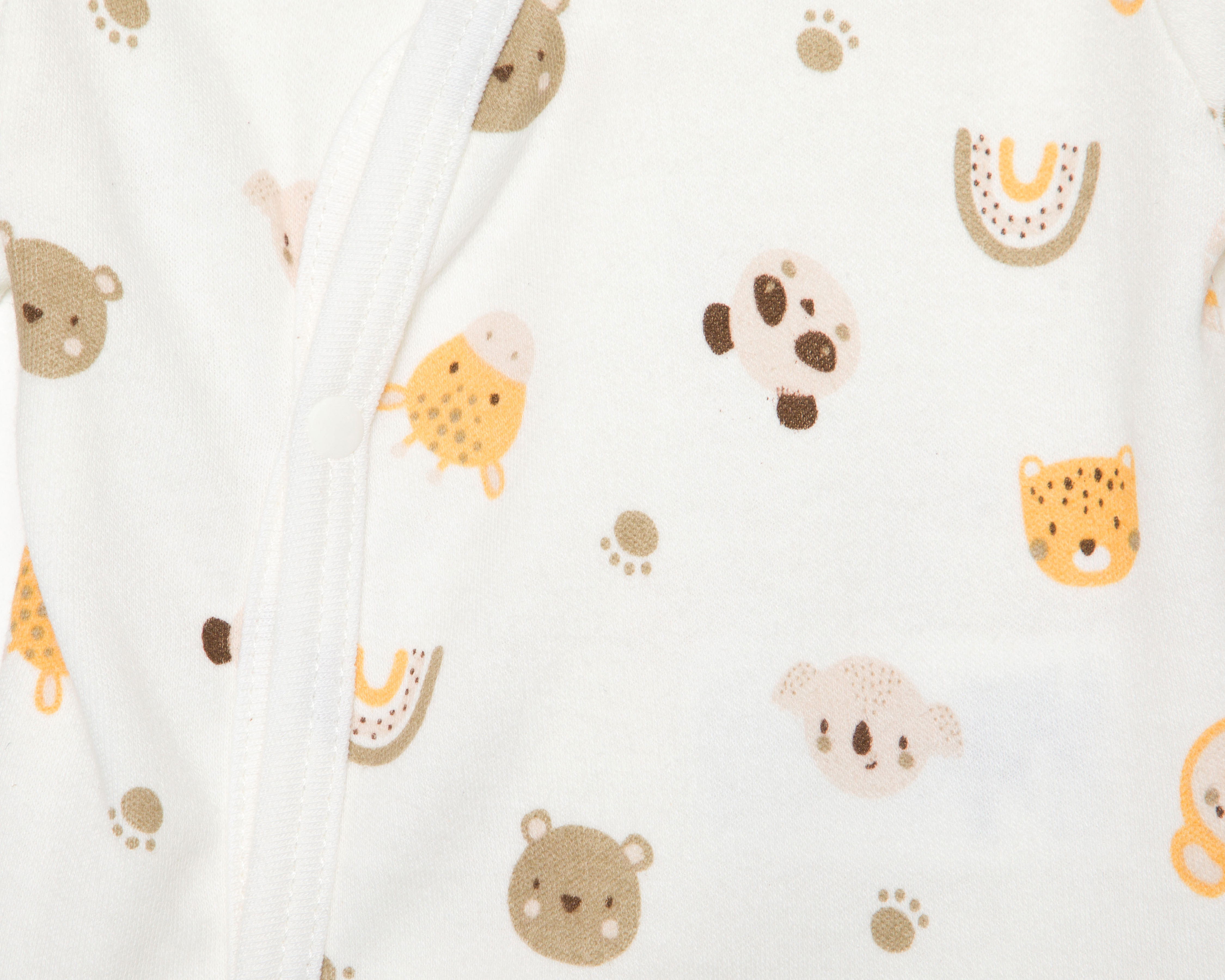 Foto 4 pulgar | Foto 3 | Mameluco para Bebé Niño Baby Circus Blanco