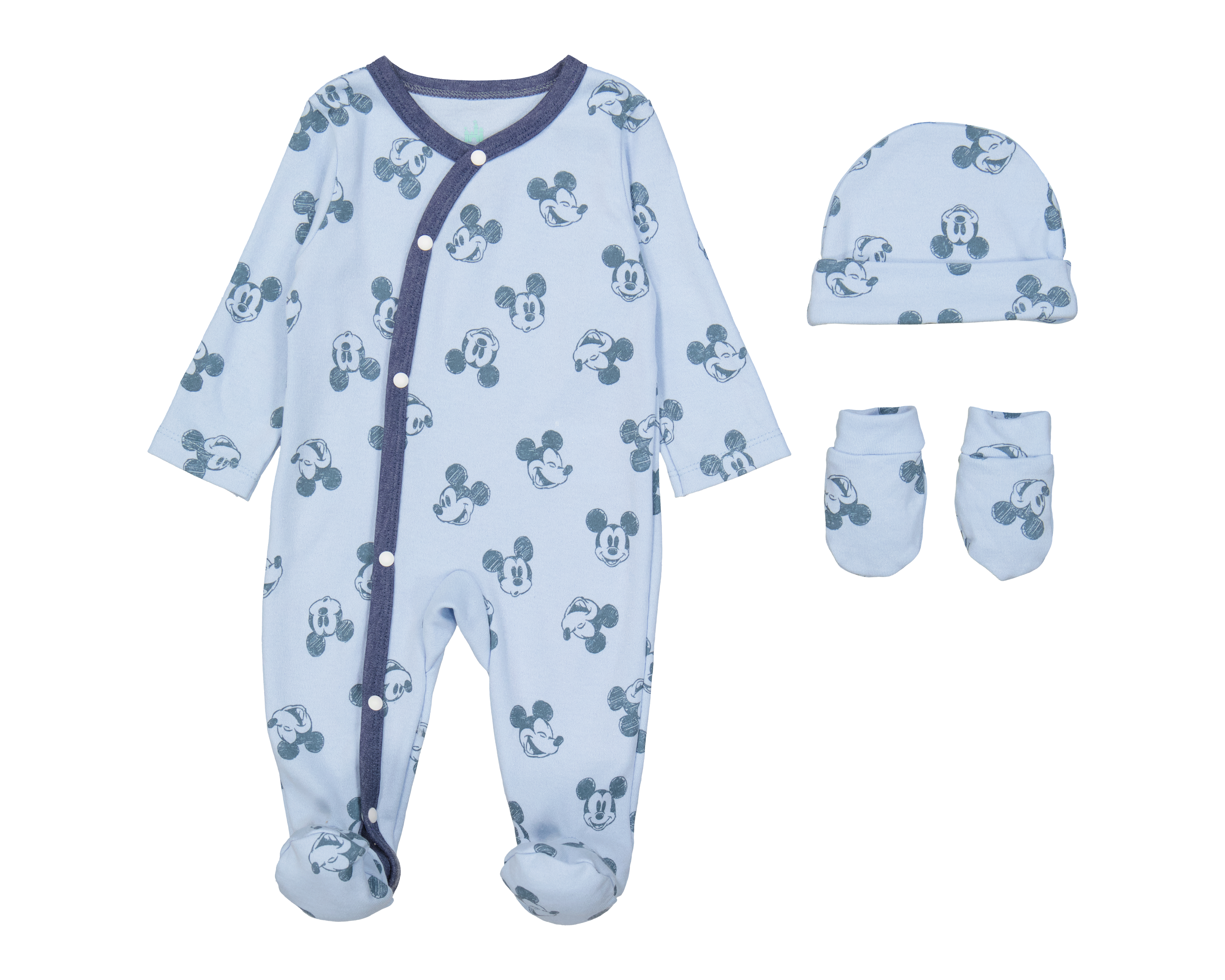 Mameluco para Bebé Niño Disney Mickey Mouse 3 con Accesorios