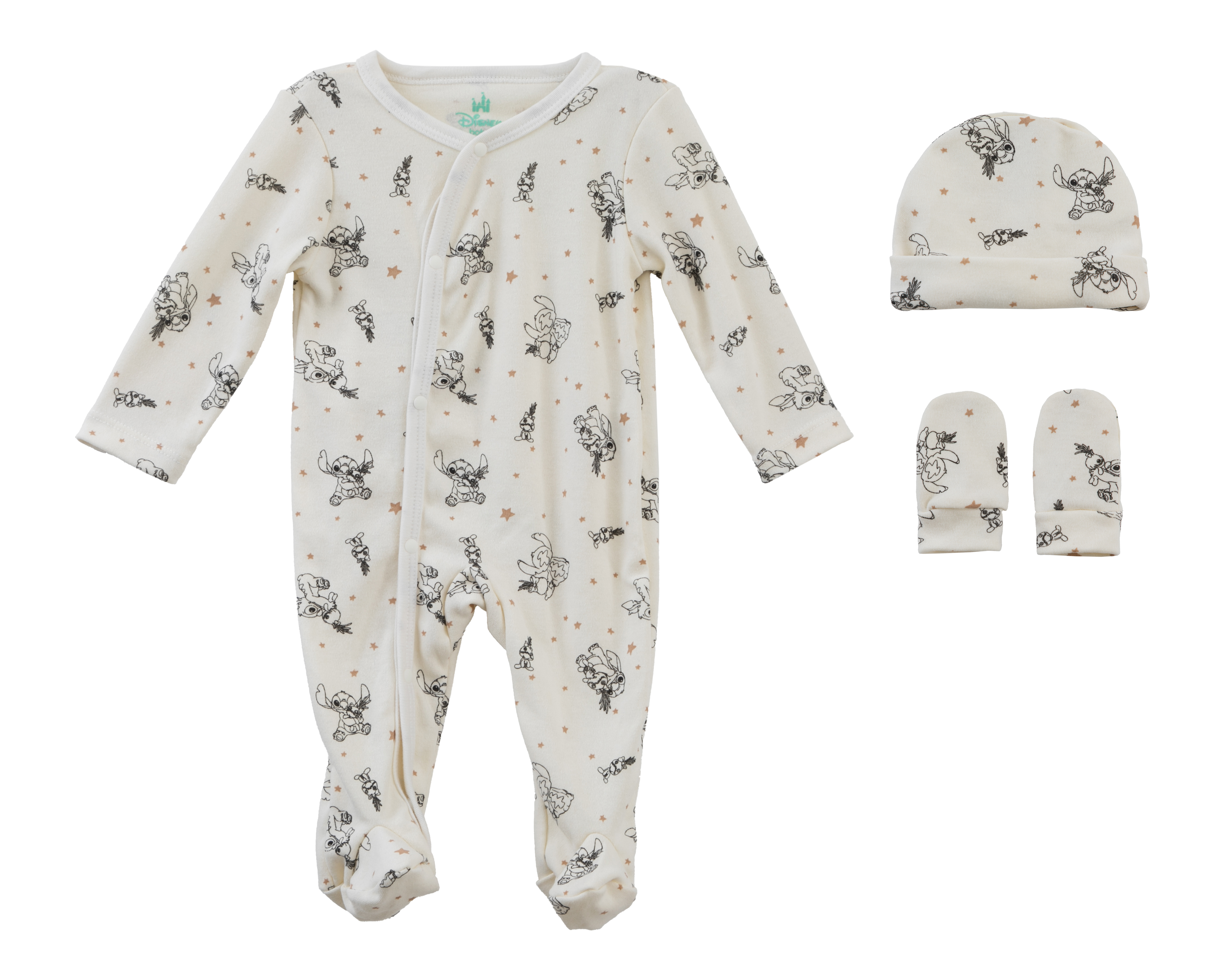 Foto 1 | Foto 1 | Conjunto para Bebé Niño Disney Lilo & Stitch 3 Piezas