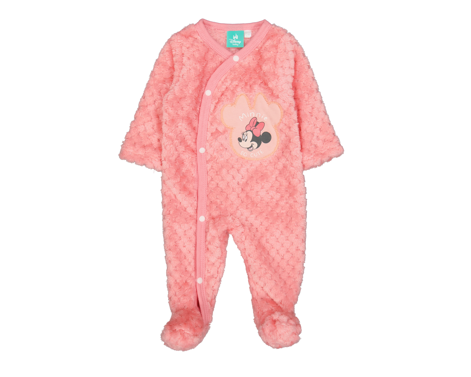 Foto 2 pulgar | Foto 1 | Mameluco para Bebé Niña Disney Minnie Mouse Manga Larga