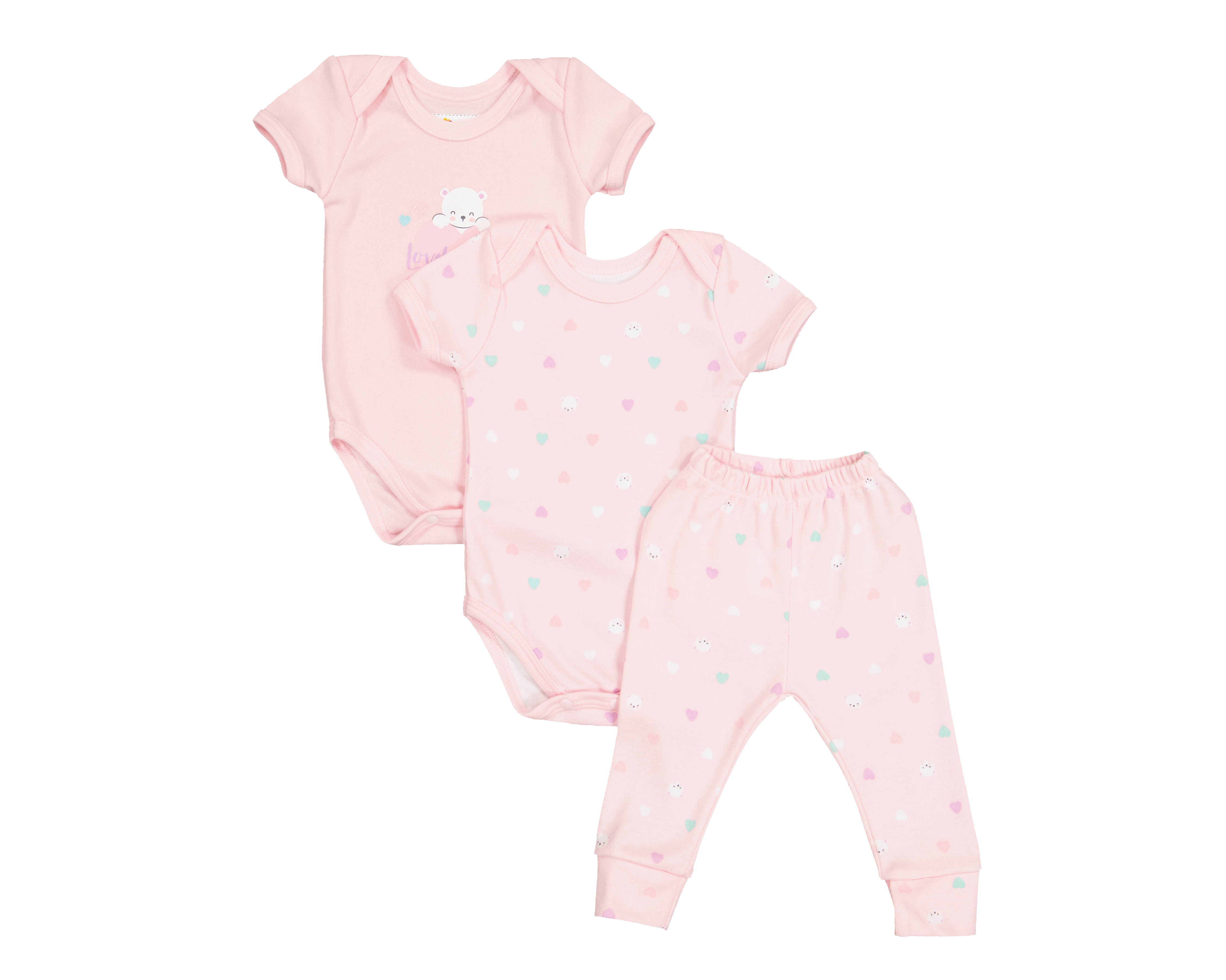 Conjunto para Bebé Niña Baby Circus 3 Piezas