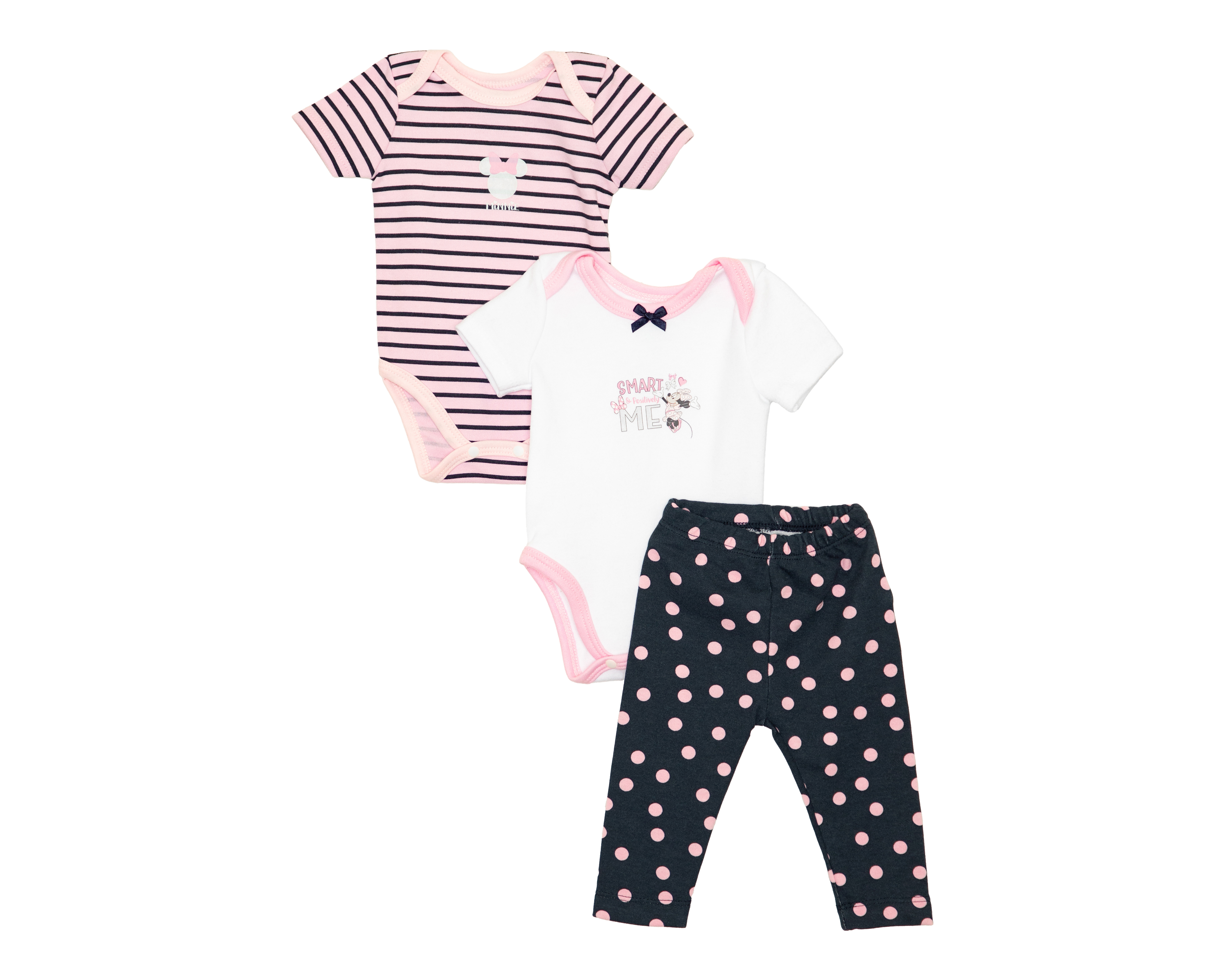 Foto 1 | Foto 1 | Conjunto para Bebé Niña Disney Minnie Mouse 3 Piezas