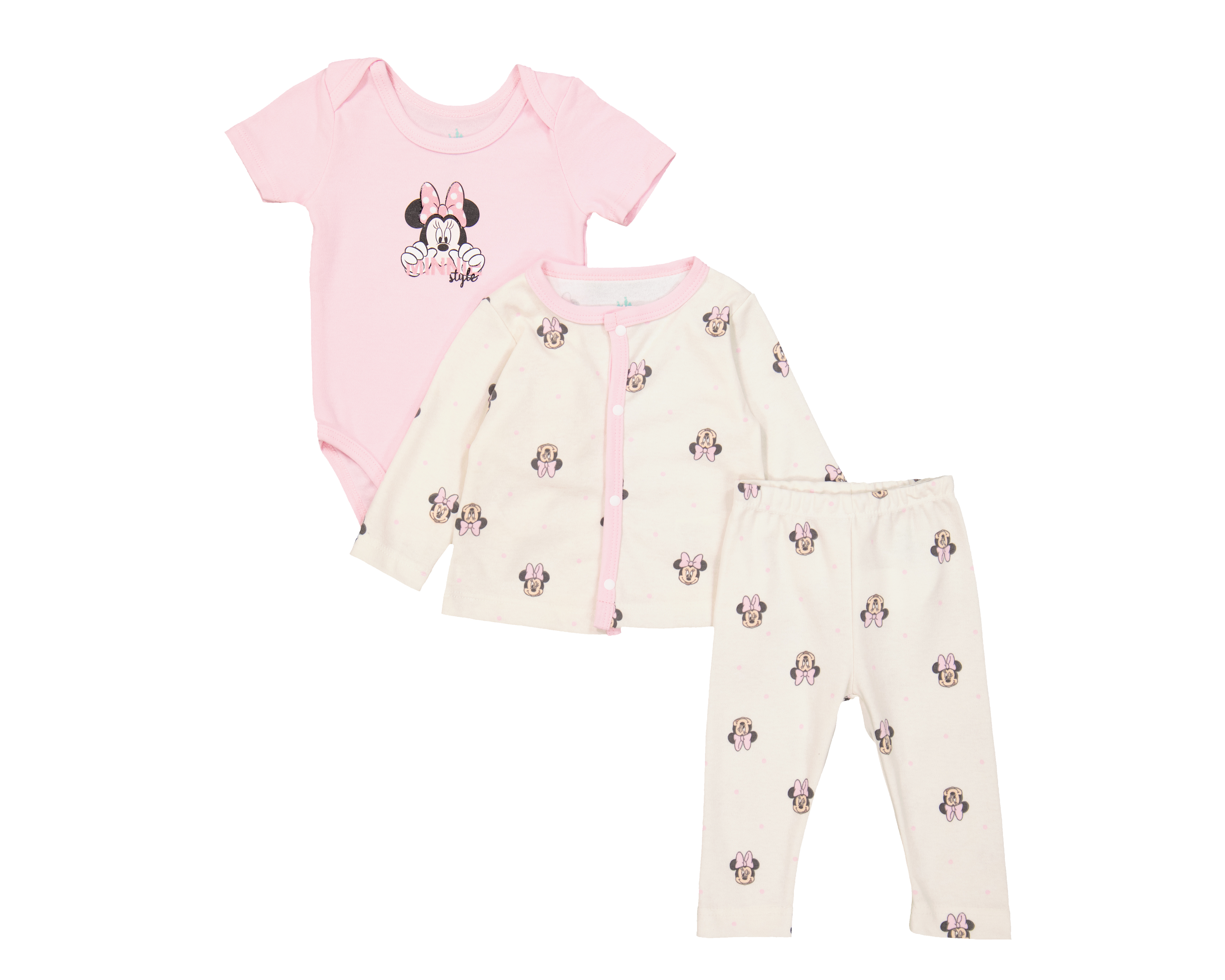 Foto 1 | Foto 1 | Conjunto para Bebé Niña Disney 3 Piezas