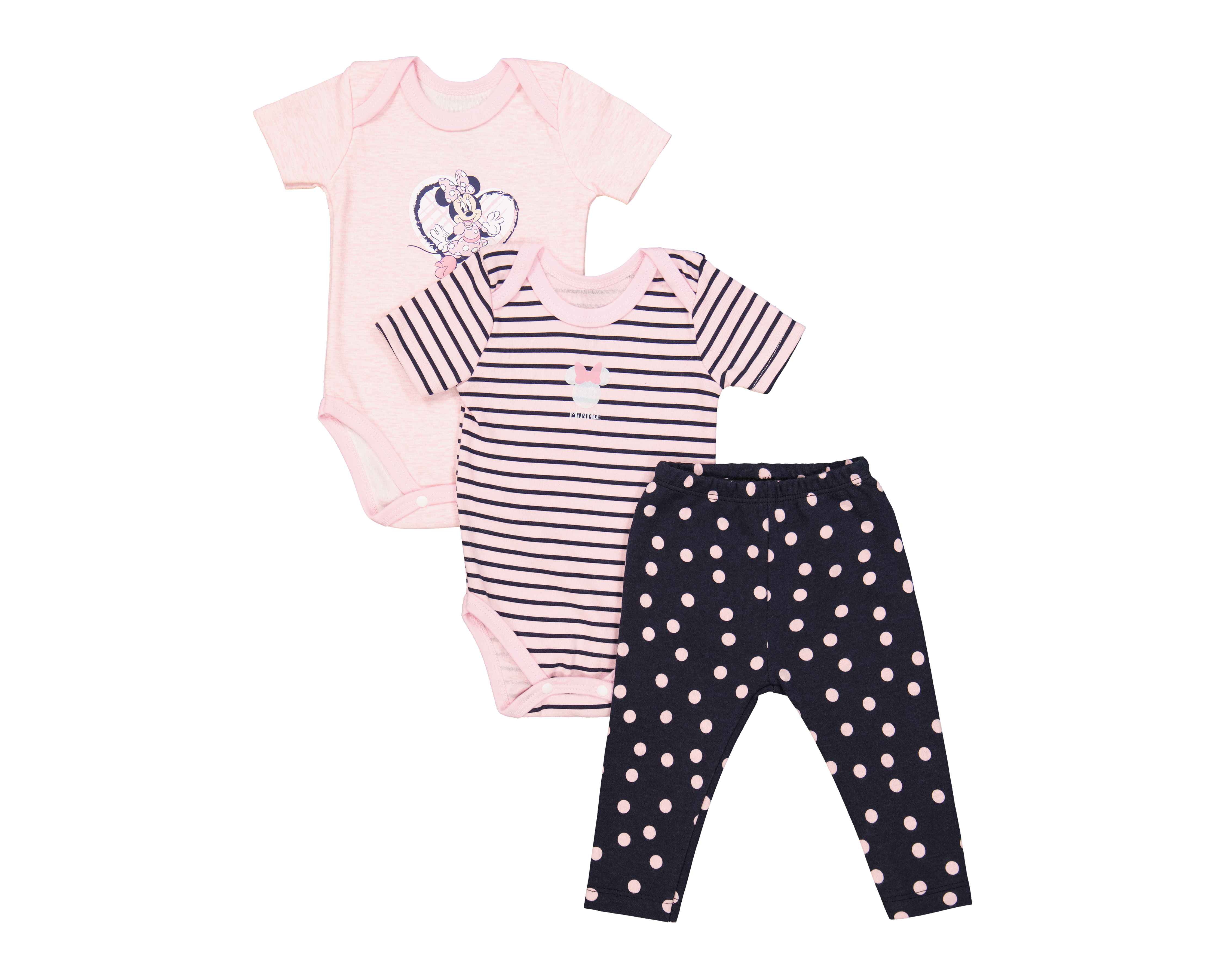 Foto 2 pulgar | Foto 1 | Conjunto para Bebé Niña Disney 3 Piezas