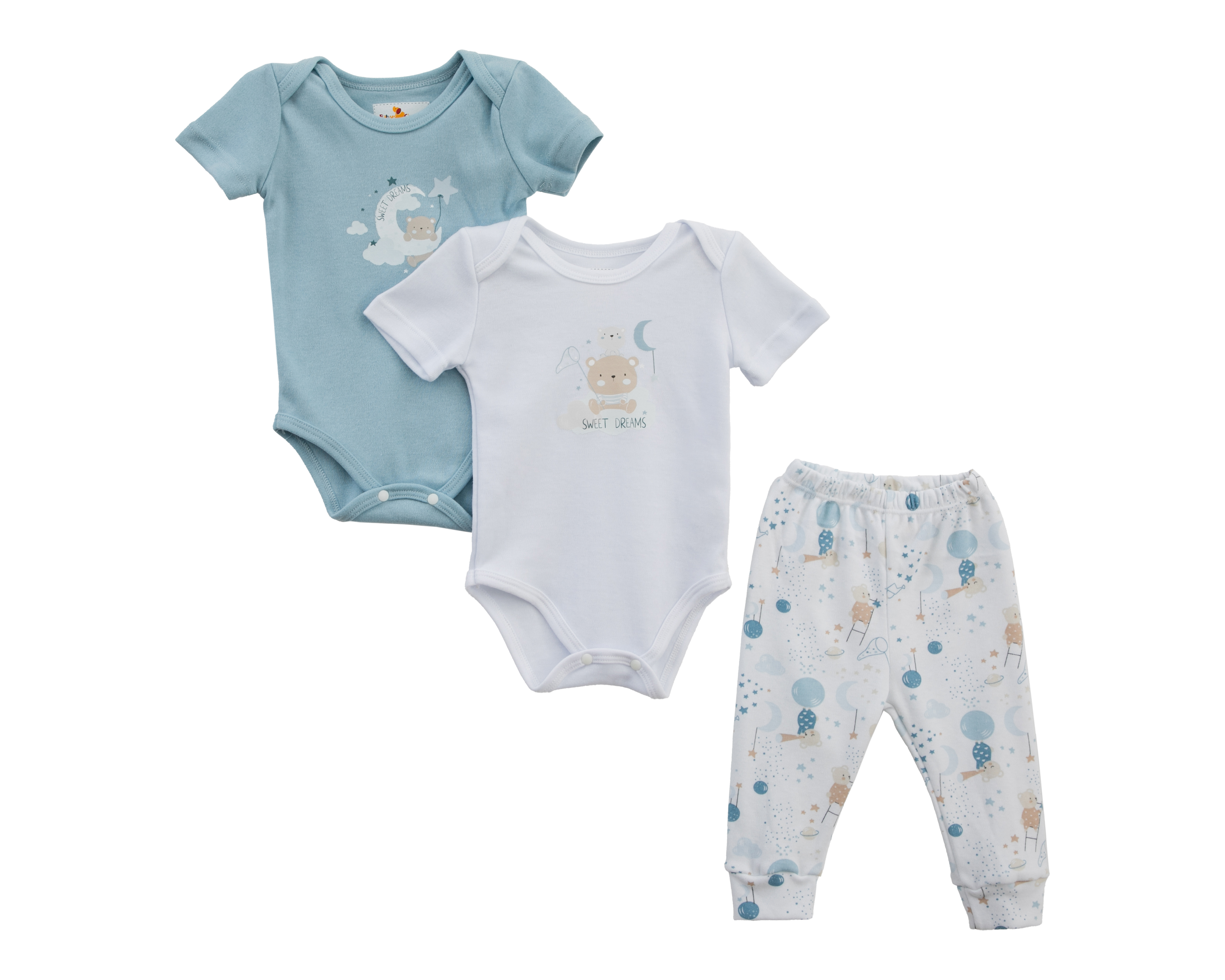 Conjunto para Bebé Niño Baby Circus 3 Piezas