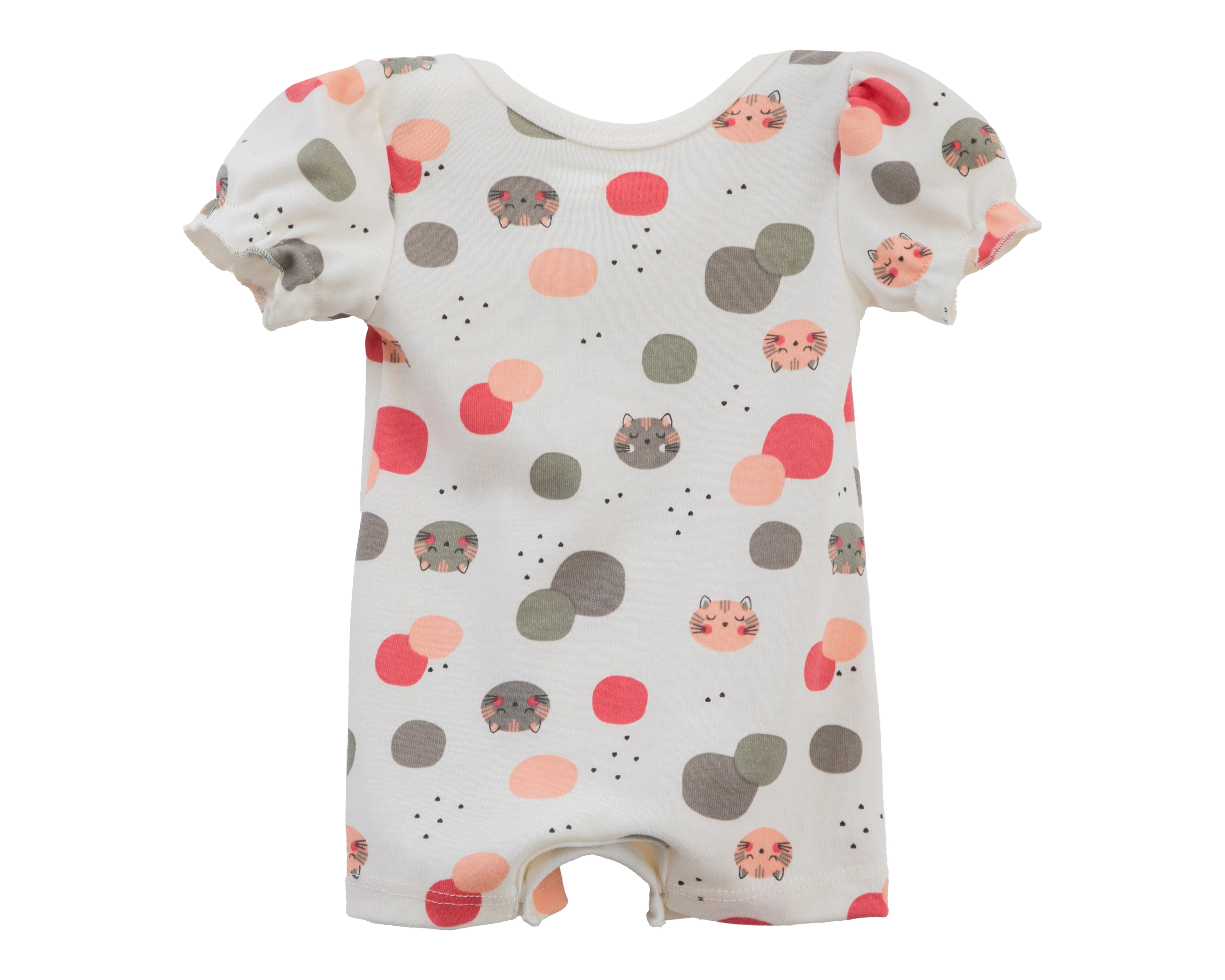 Foto 3 pulgar | Foto 2 | Pañalero para Bebé Niña Baby Circus Manga Corta