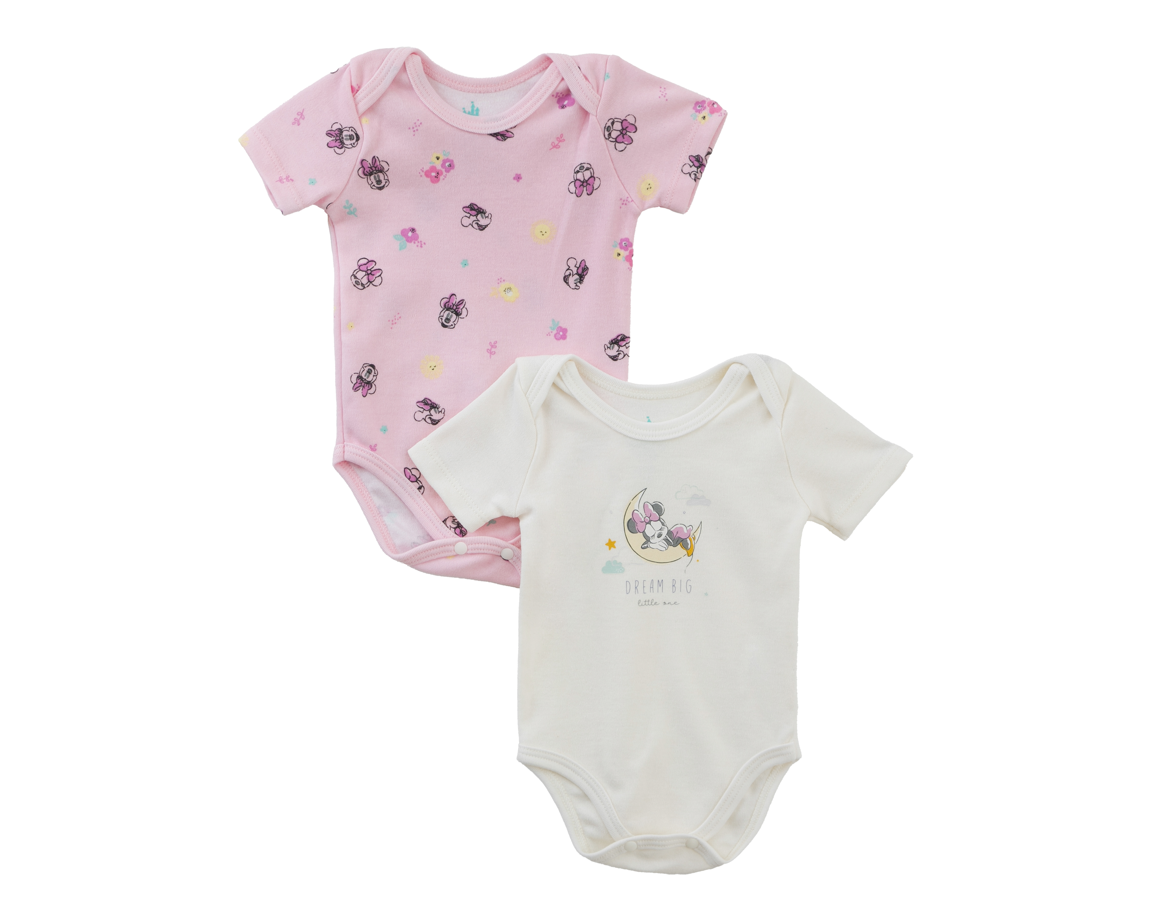 Foto 2 pulgar | Foto 1 | Pañalero para Bebé Niña Disney Minnie Mouse 2 Piezas