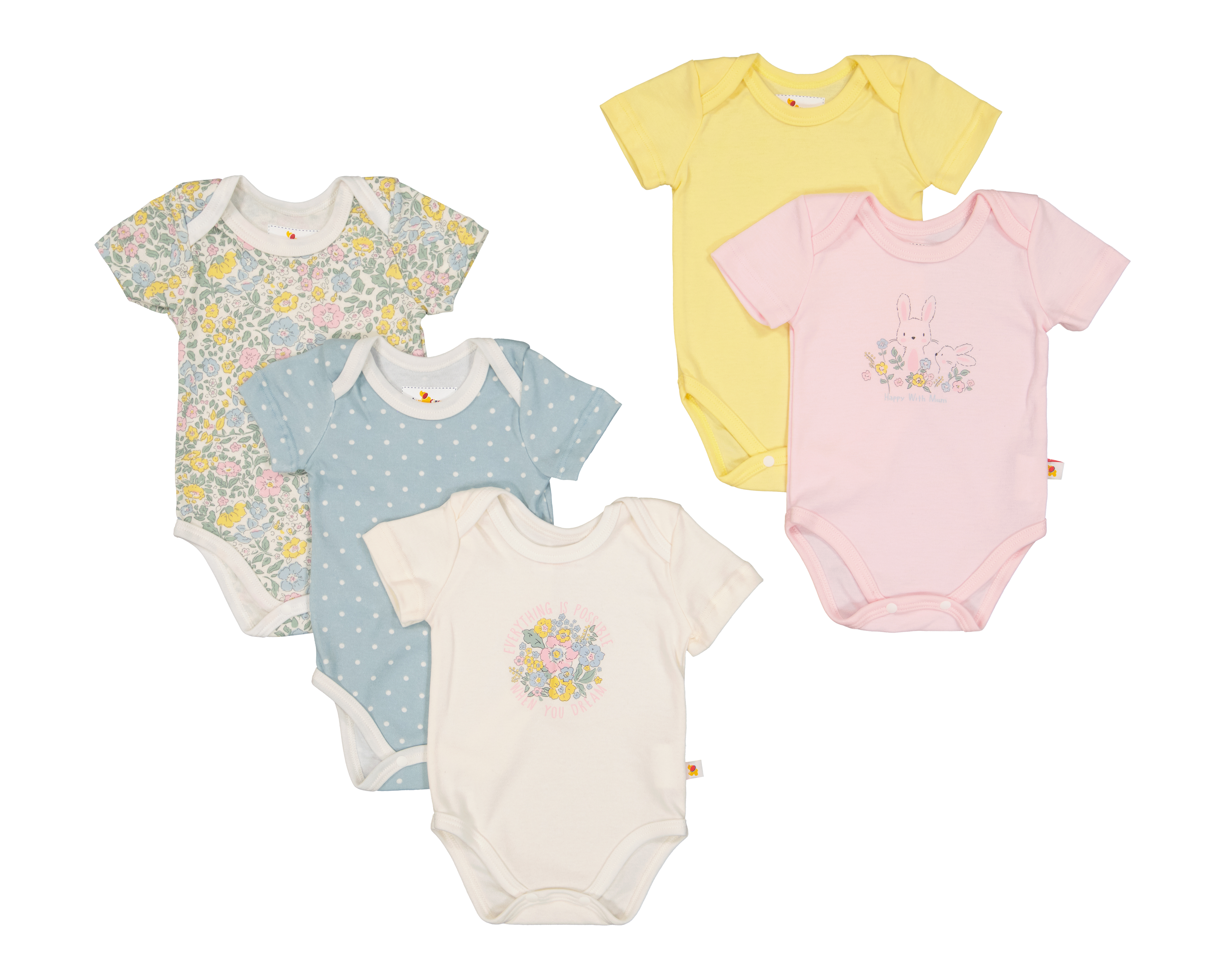 Foto 2 pulgar | Foto 1 | Pañalero para Bebé Niña Baby Circus 5 Piezas