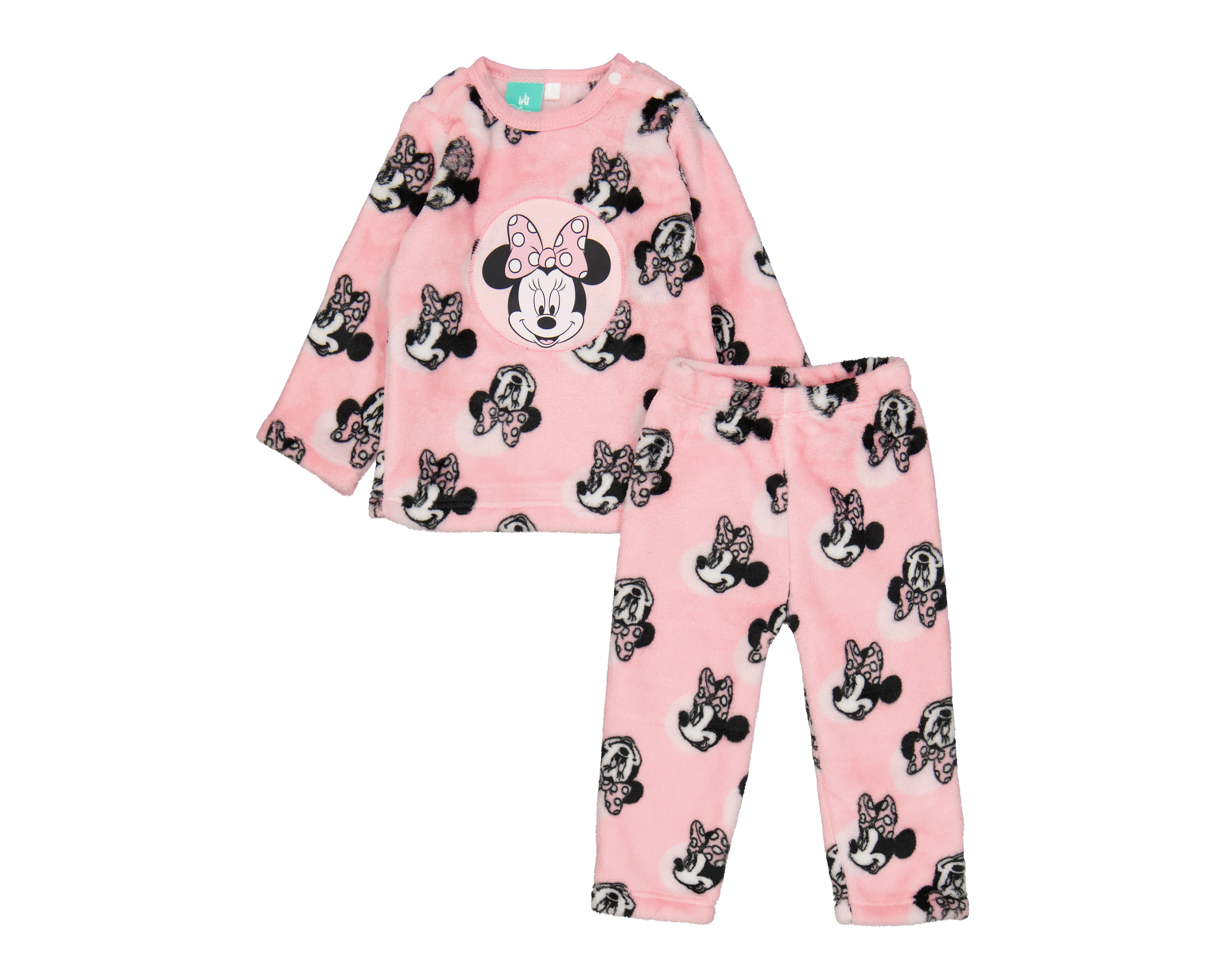 Foto 2 pulgar | Foto 1 | Pijama para Bebé Niña Disney Minnie Mouse