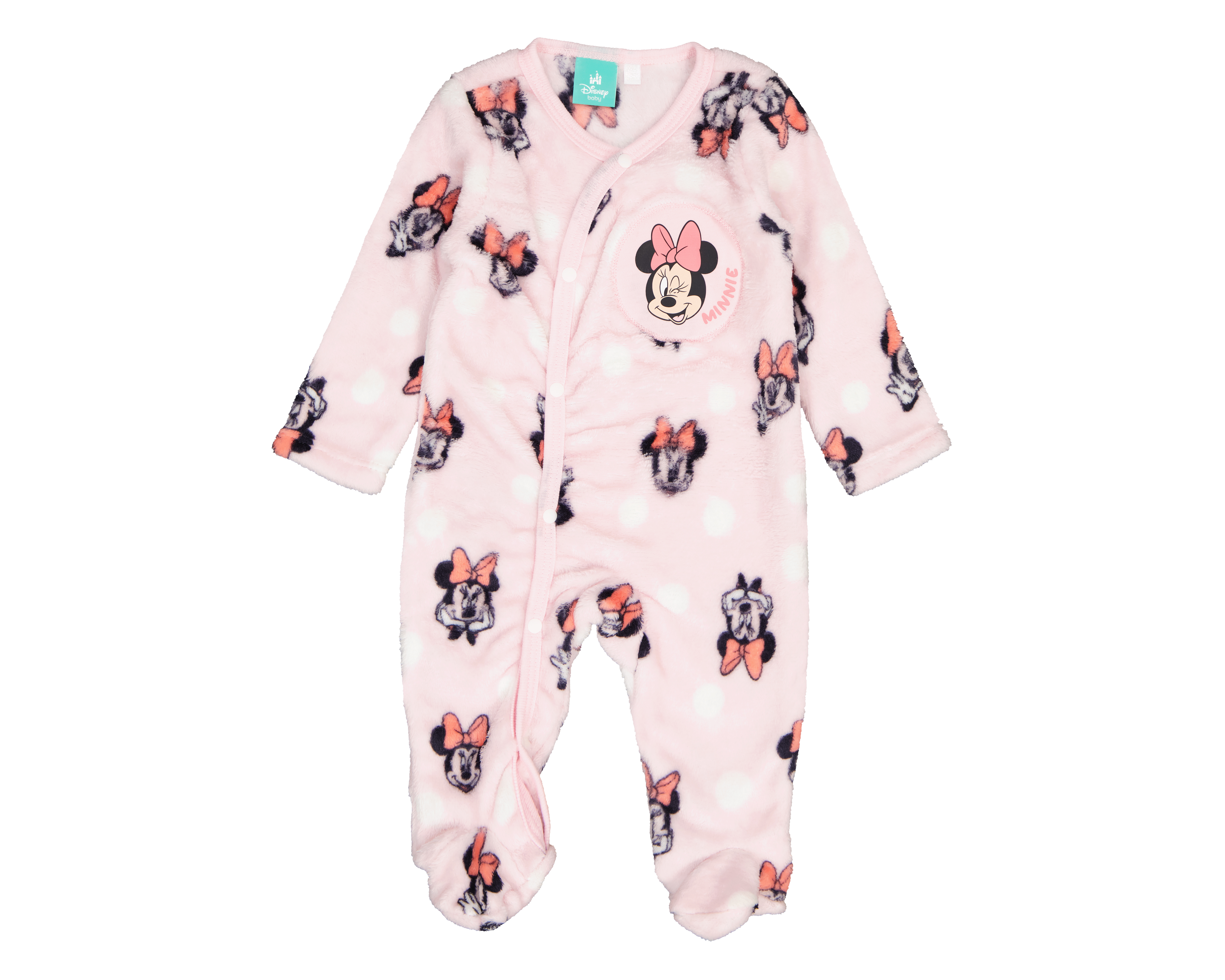 Foto 2 pulgar | Foto 1 | Mameluco para Bebé Niña Disney Minnie Mouse