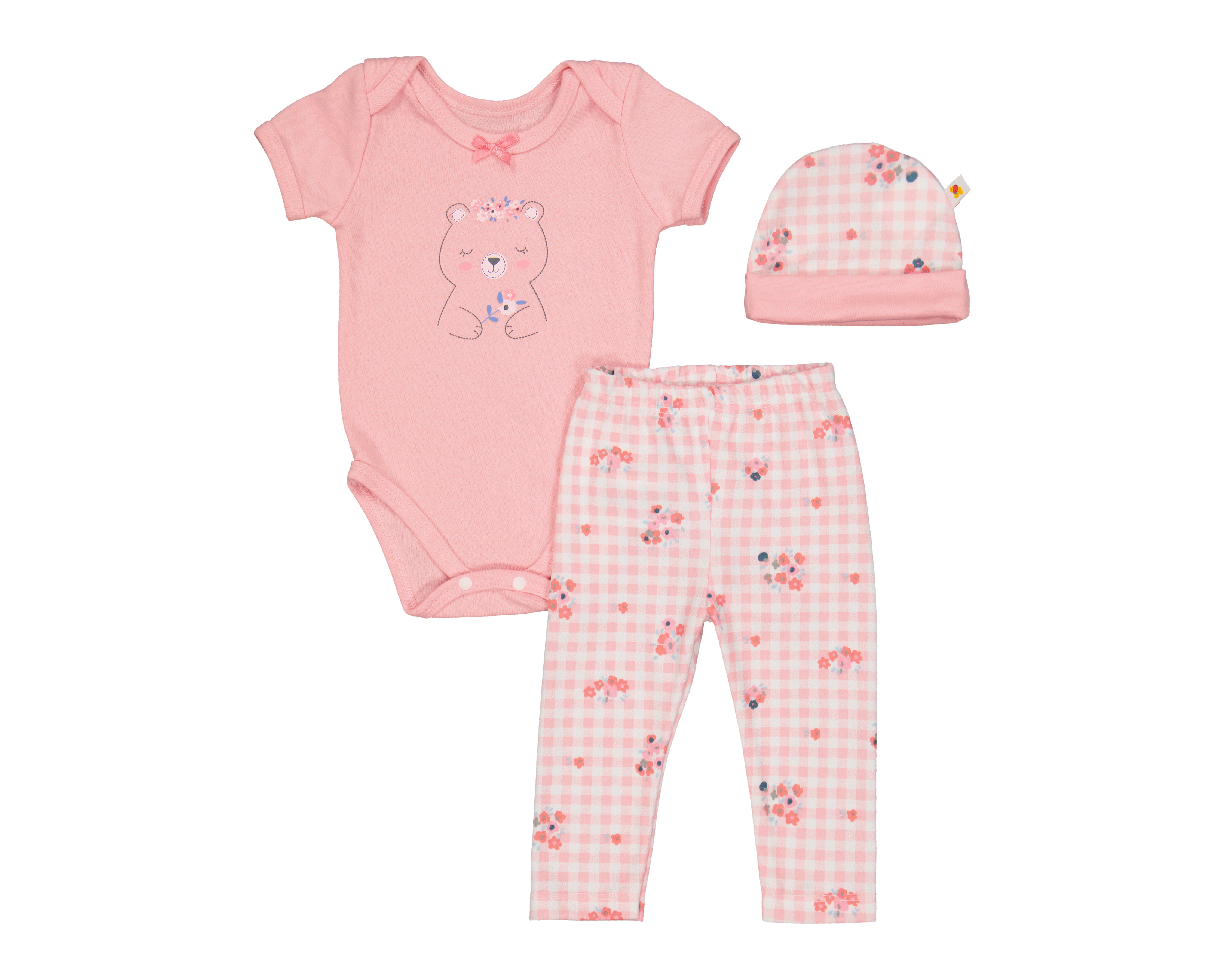 Foto 2 pulgar | Foto 1 | Pijama para Bebé Niña Baby Circurs 3 Piezas