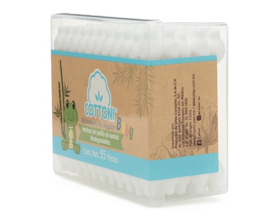 Foto 1 | Foto 1 | Cotonetes de Algodón Biodegradables Cottoni 55 Piezas
