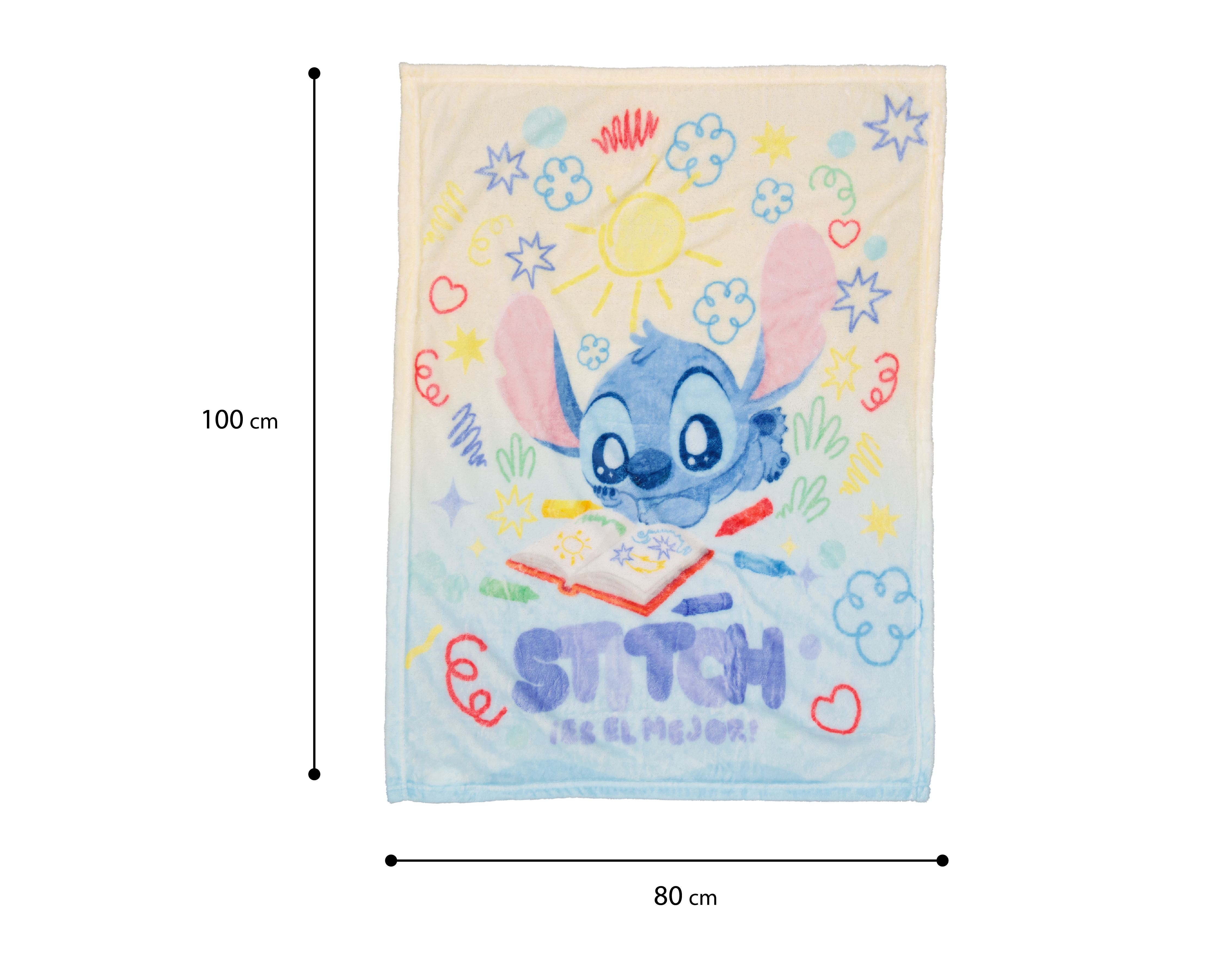 Foto 6 pulgar | Foto 5 | Cobertor y Almohada para Bebé Disney Baby Stitch Estampados