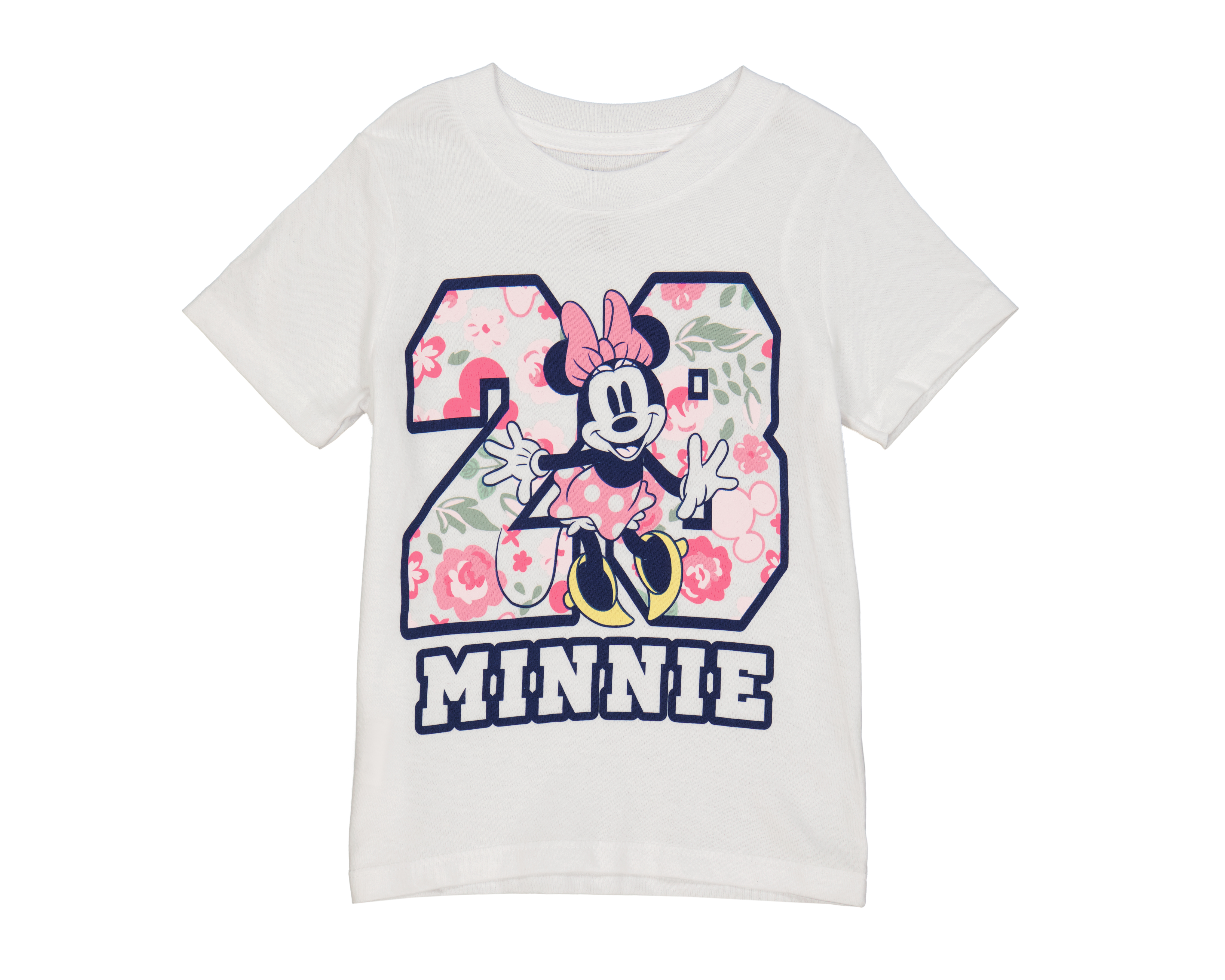 Foto 2 pulgar | Foto 1 | Playera para Bebé Niña Disney Minnie Mouse de Algodón Manga Corta