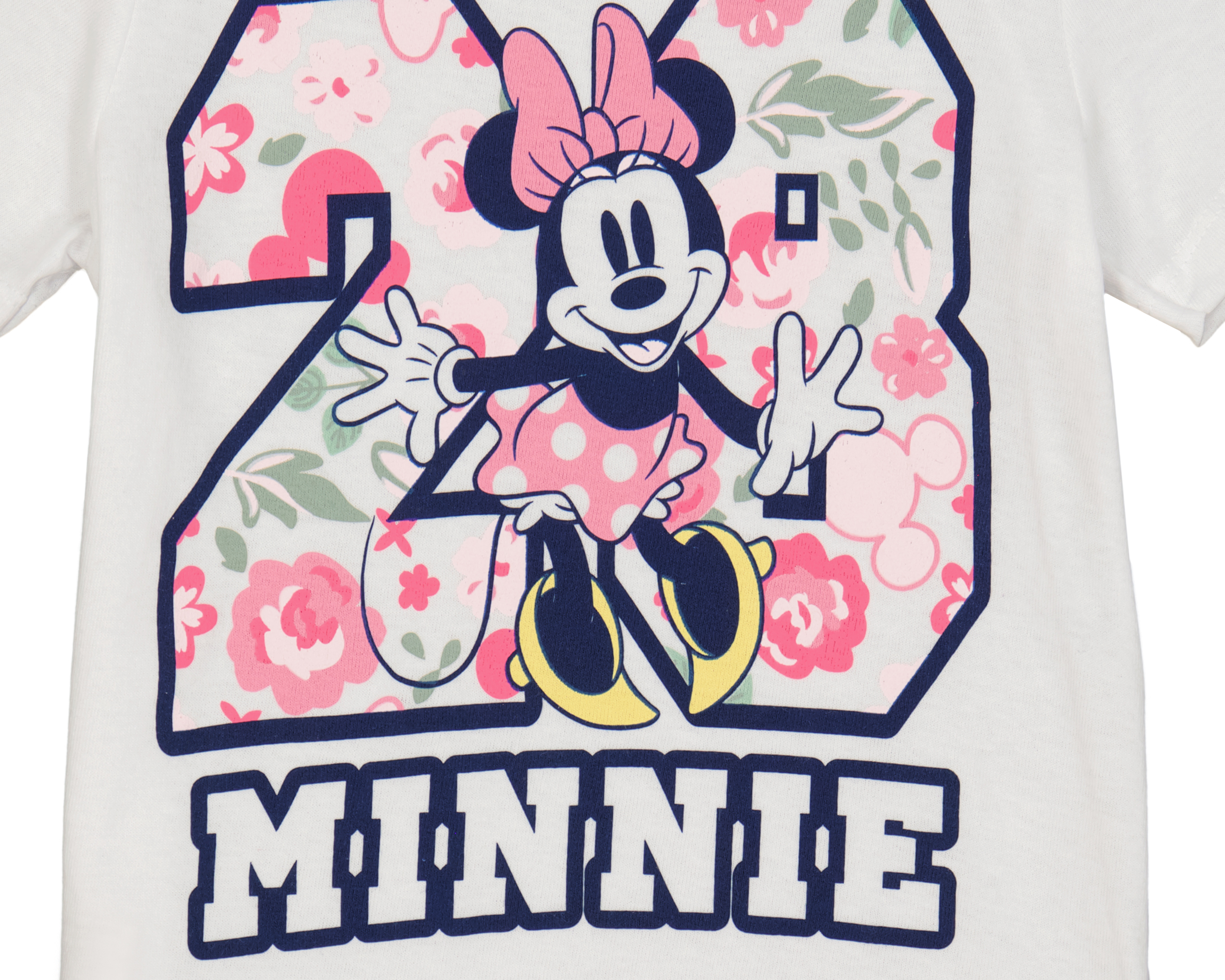 Foto 3 | Foto 3 | Playera para Bebé Niña Disney Minnie Mouse de Algodón Manga Corta