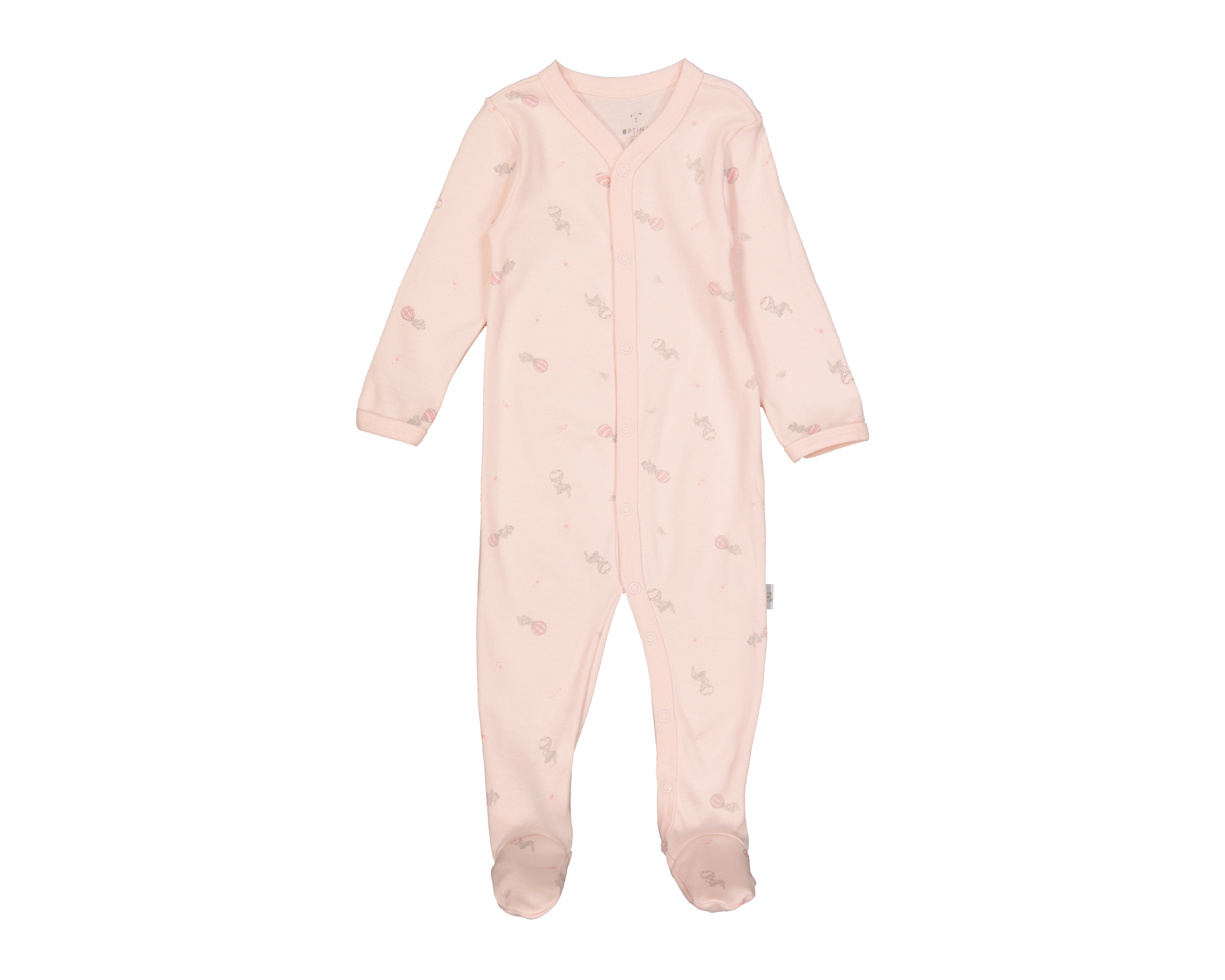 Foto 4 pulgar | Foto 3 | Mameluco para Bebé Niña Baby Optima de Algodón con Gorro