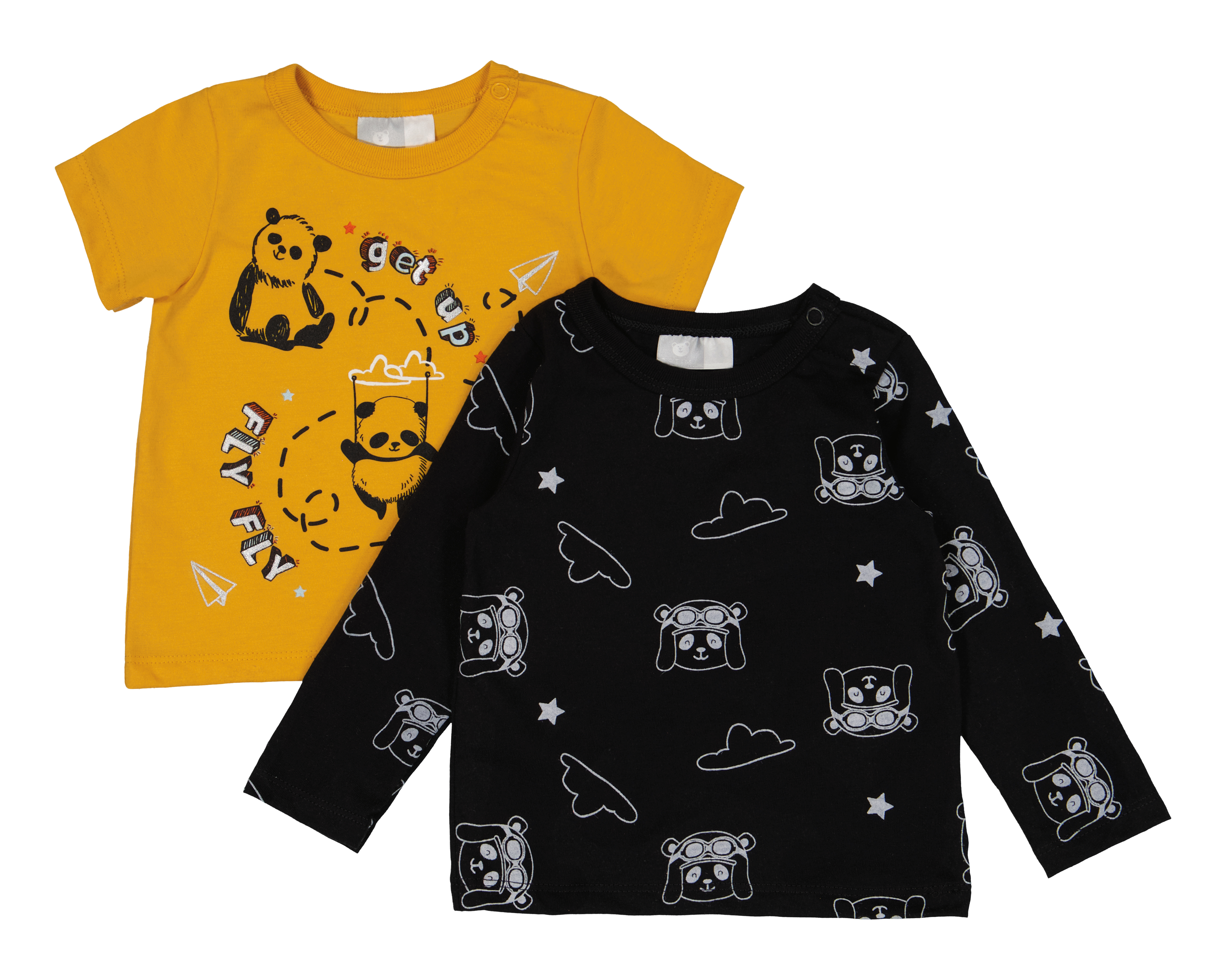 Playera para Bebé Niño Optima Estampada 2 Piezas