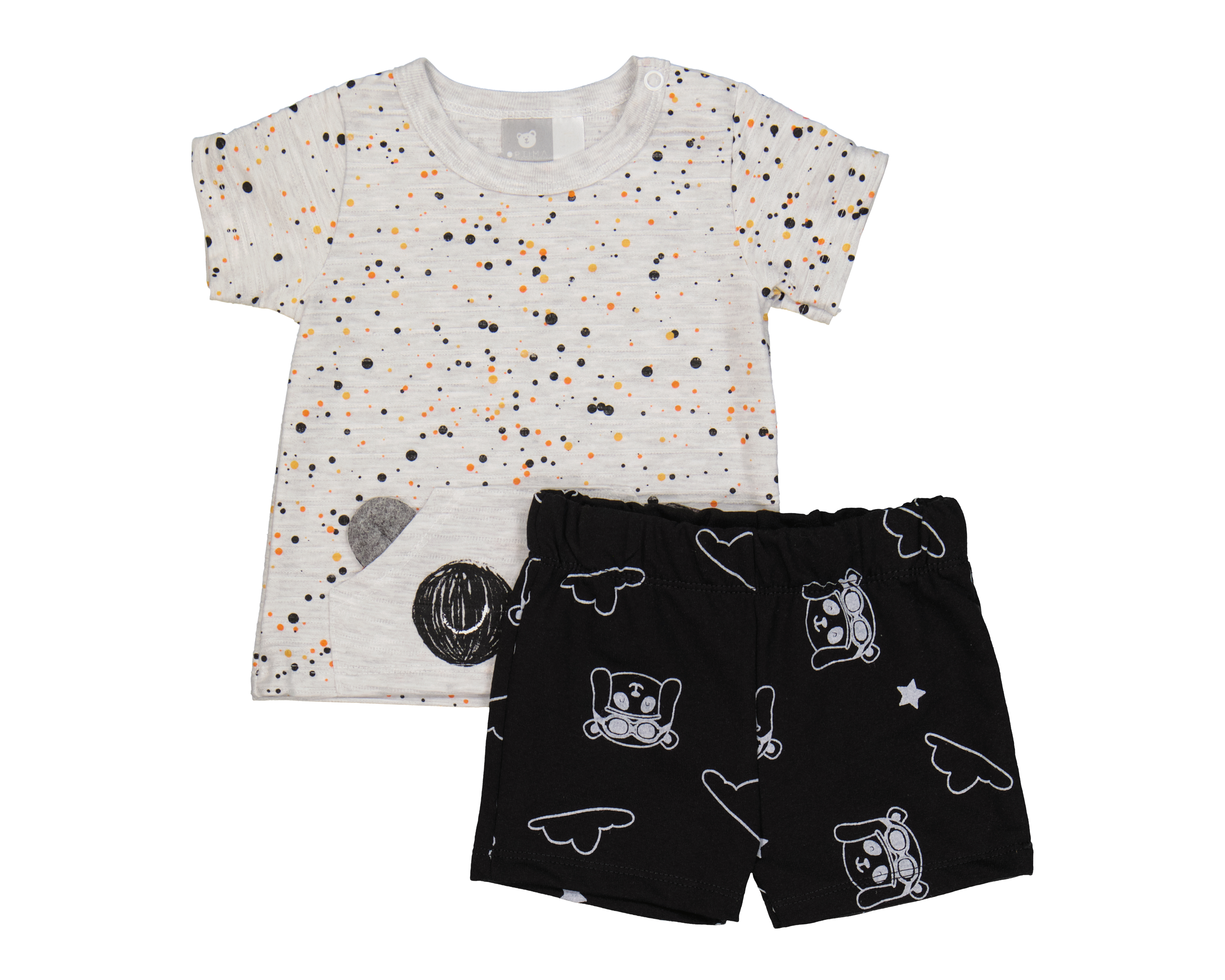 Foto 2 pulgar | Foto 1 | Short y Playera para Bebé Niño Baby Optima