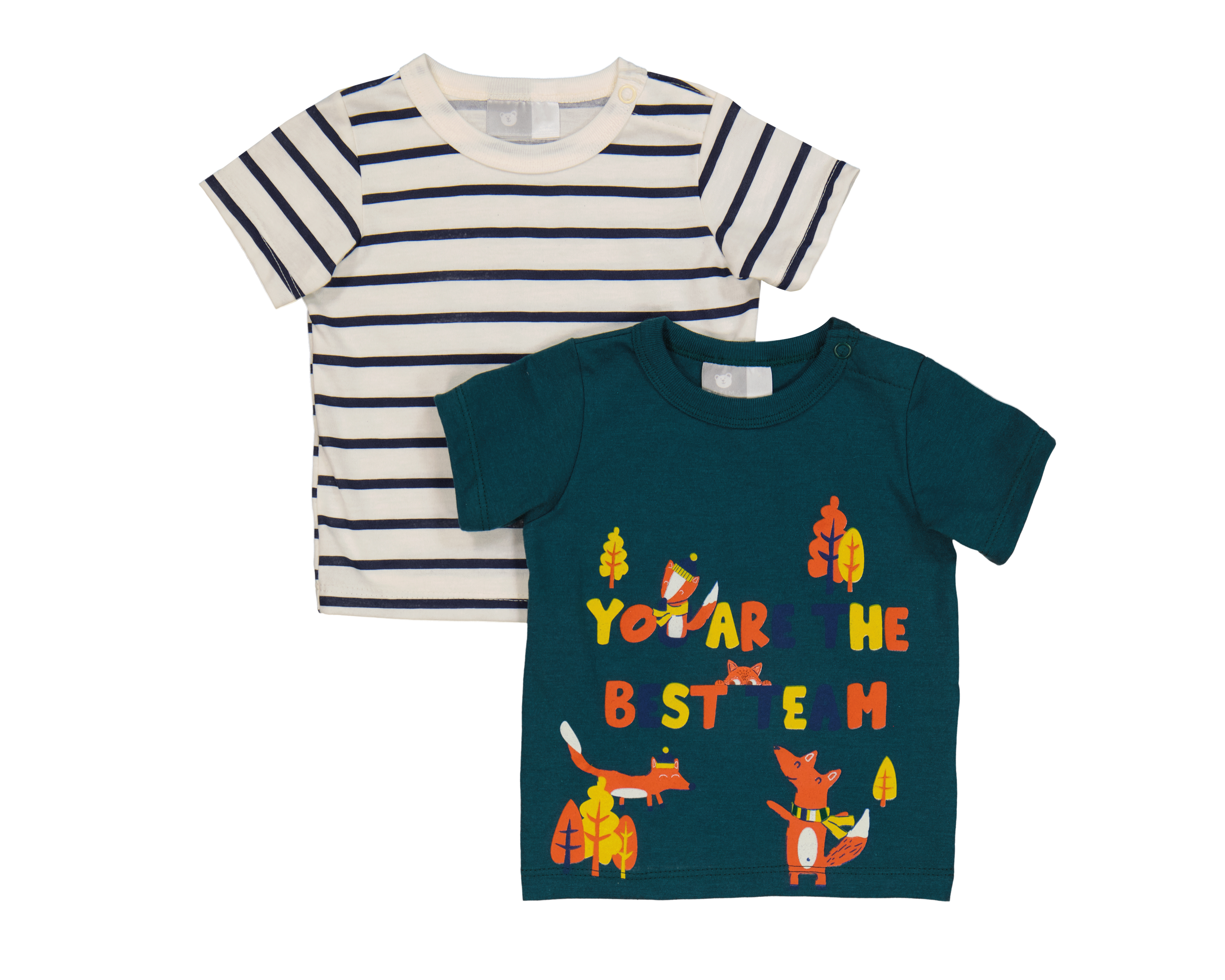 Playera para Bebé Niño Baby Optima Estampada 2 Piezas
