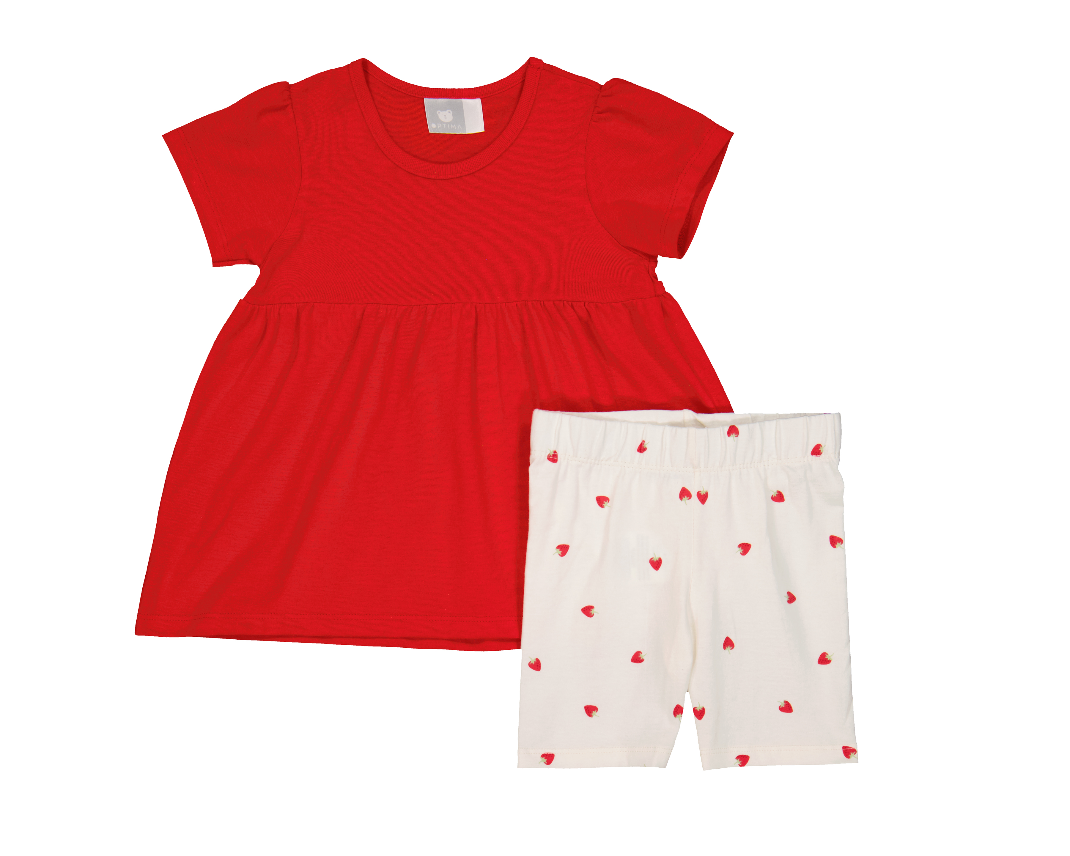 Foto 2 pulgar | Foto 1 | Short y Blusa para Bebé Niña Baby Optima