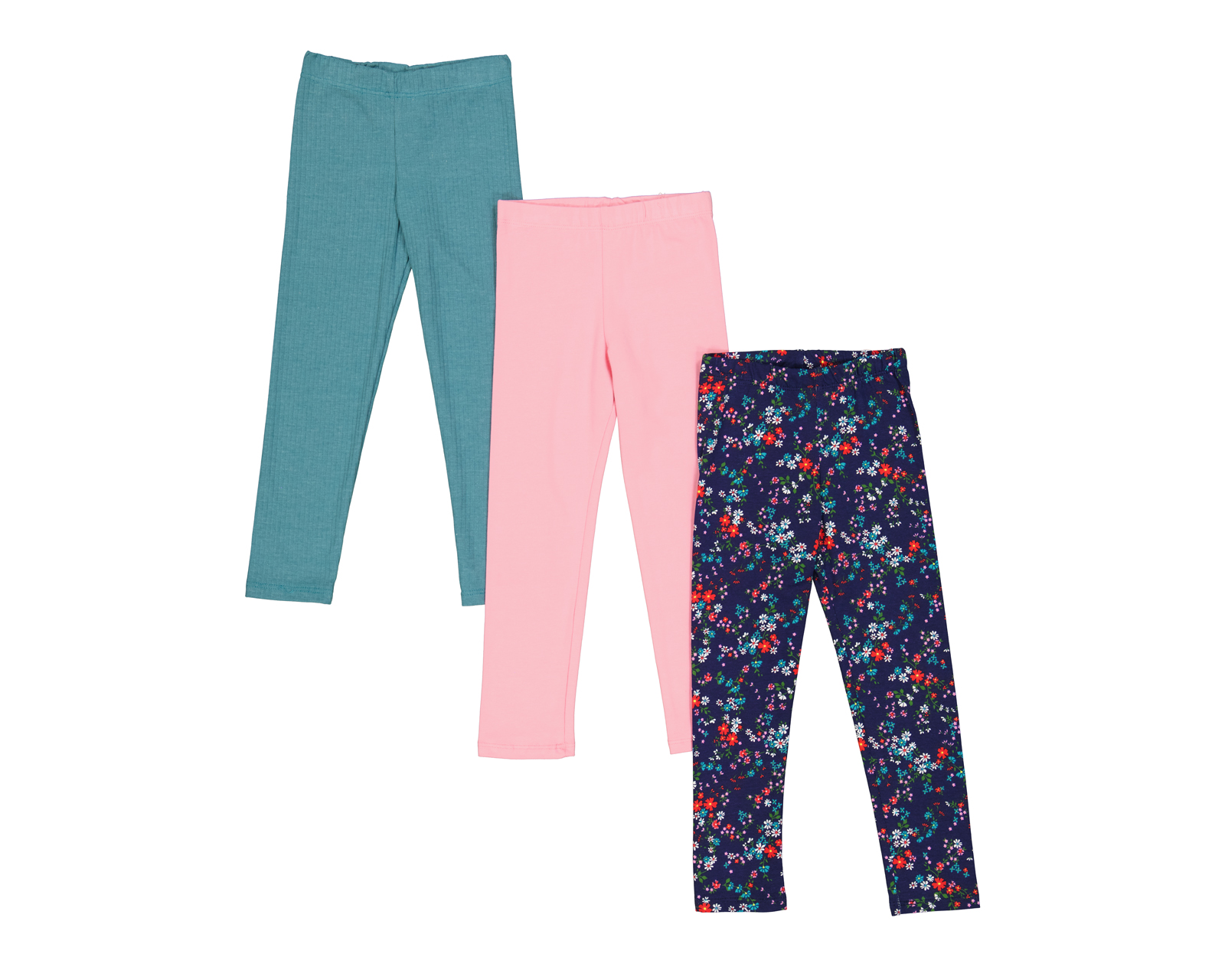 Foto 1 | Foto 1 | Leggings para Bebé Niña Baby Colors Multicolor 3 Piezas