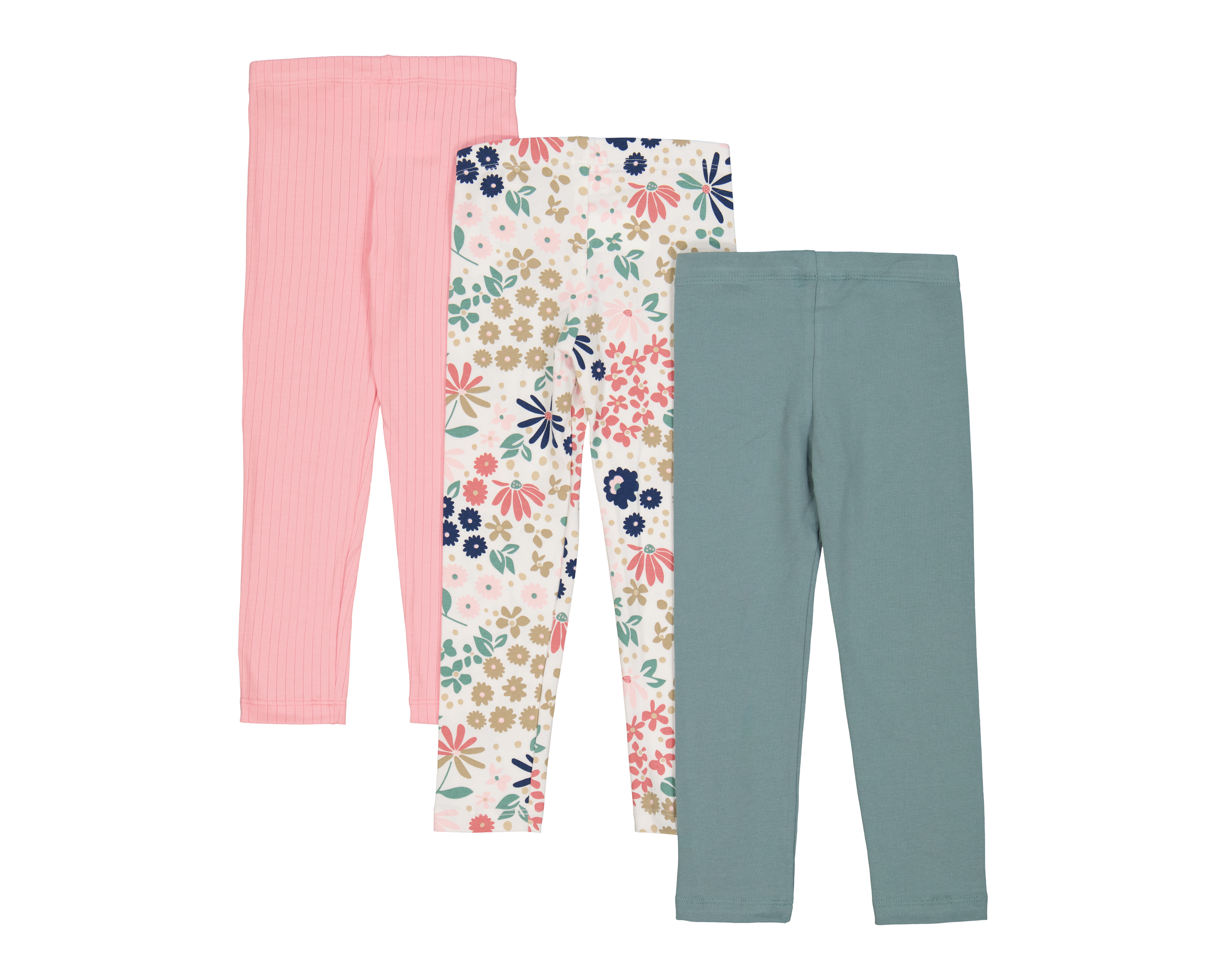 Foto 3 pulgar | Foto 2 | Leggings para Bebé Niña Baby Colors 3 Piezas