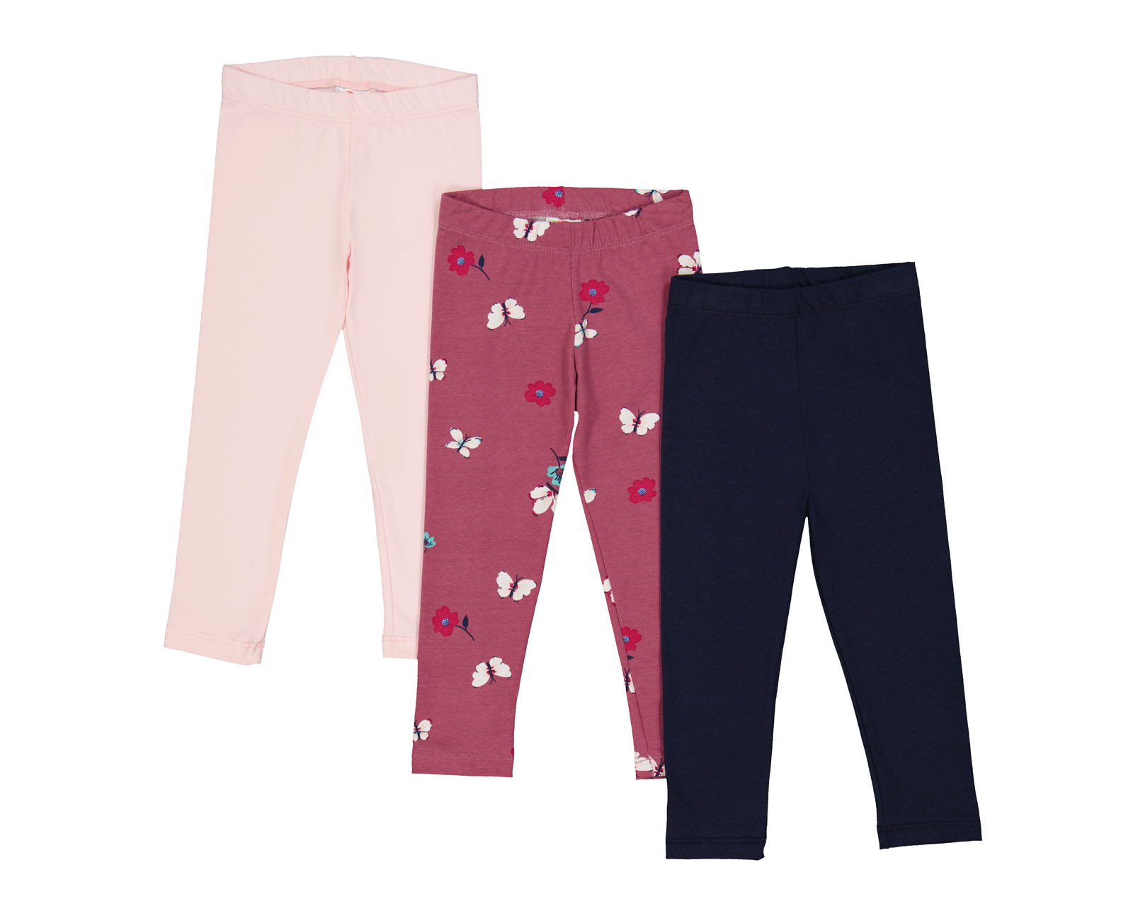 Foto 1 | Foto 1 | Pantalón para Bebé Niña Baby Colors Multicolor 3 Piezas