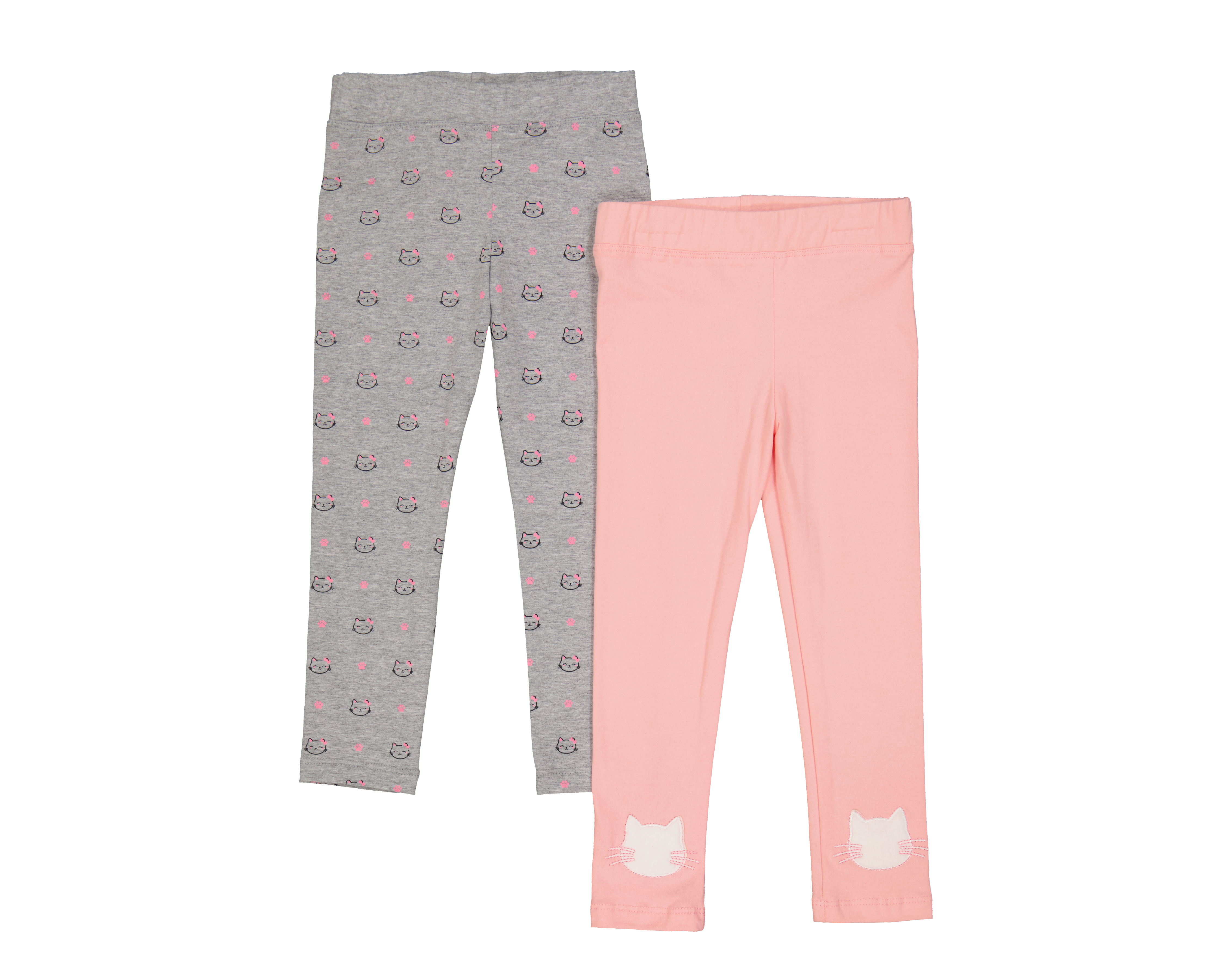 Foto 2 pulgar | Foto 1 | Leggings para Bebé Niña Baby Colors con Estampado 2 Piezas