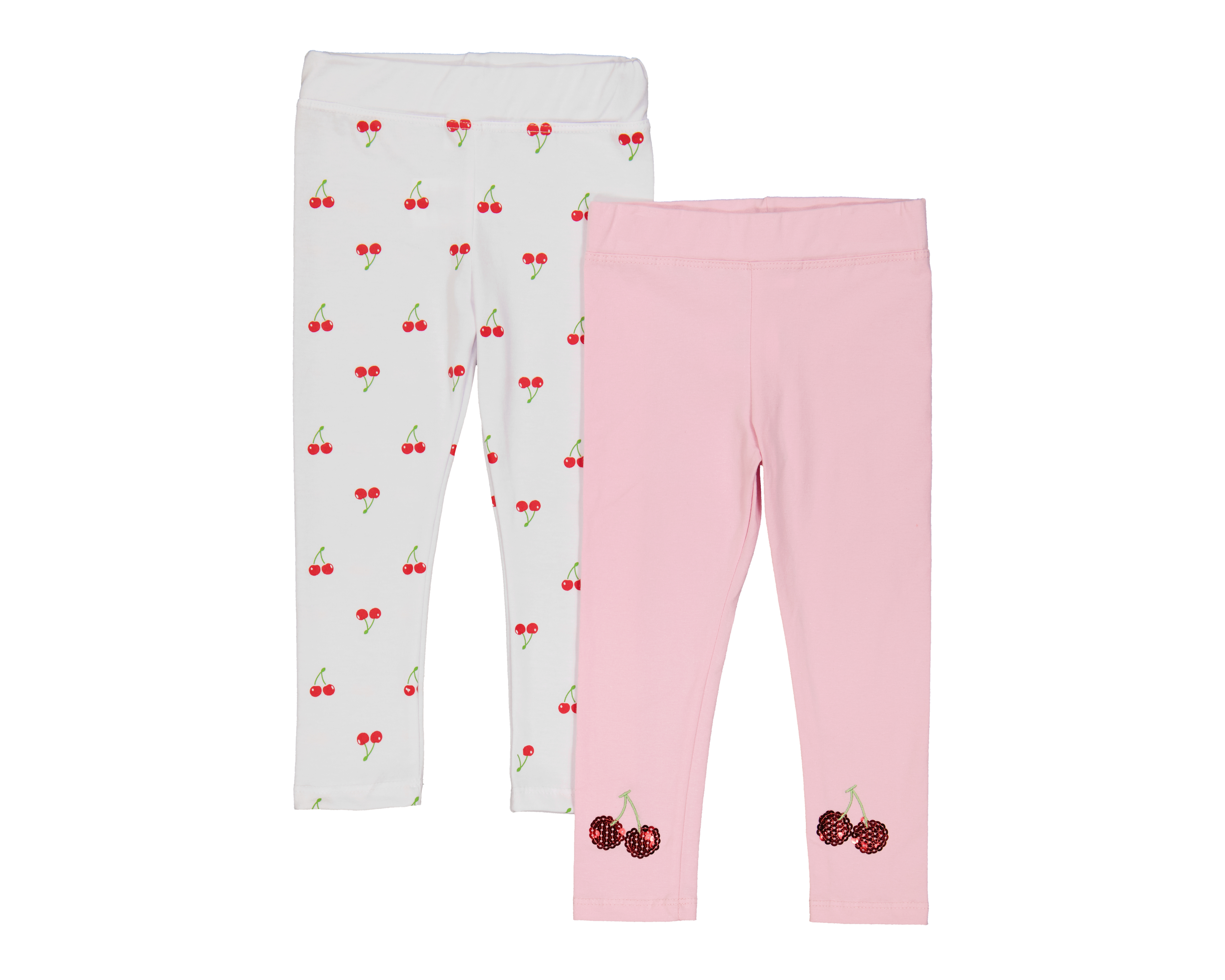 Foto 2 pulgar | Foto 1 | Leggings para Bebé Niña Baby Colors con Estampado 2 Piezas