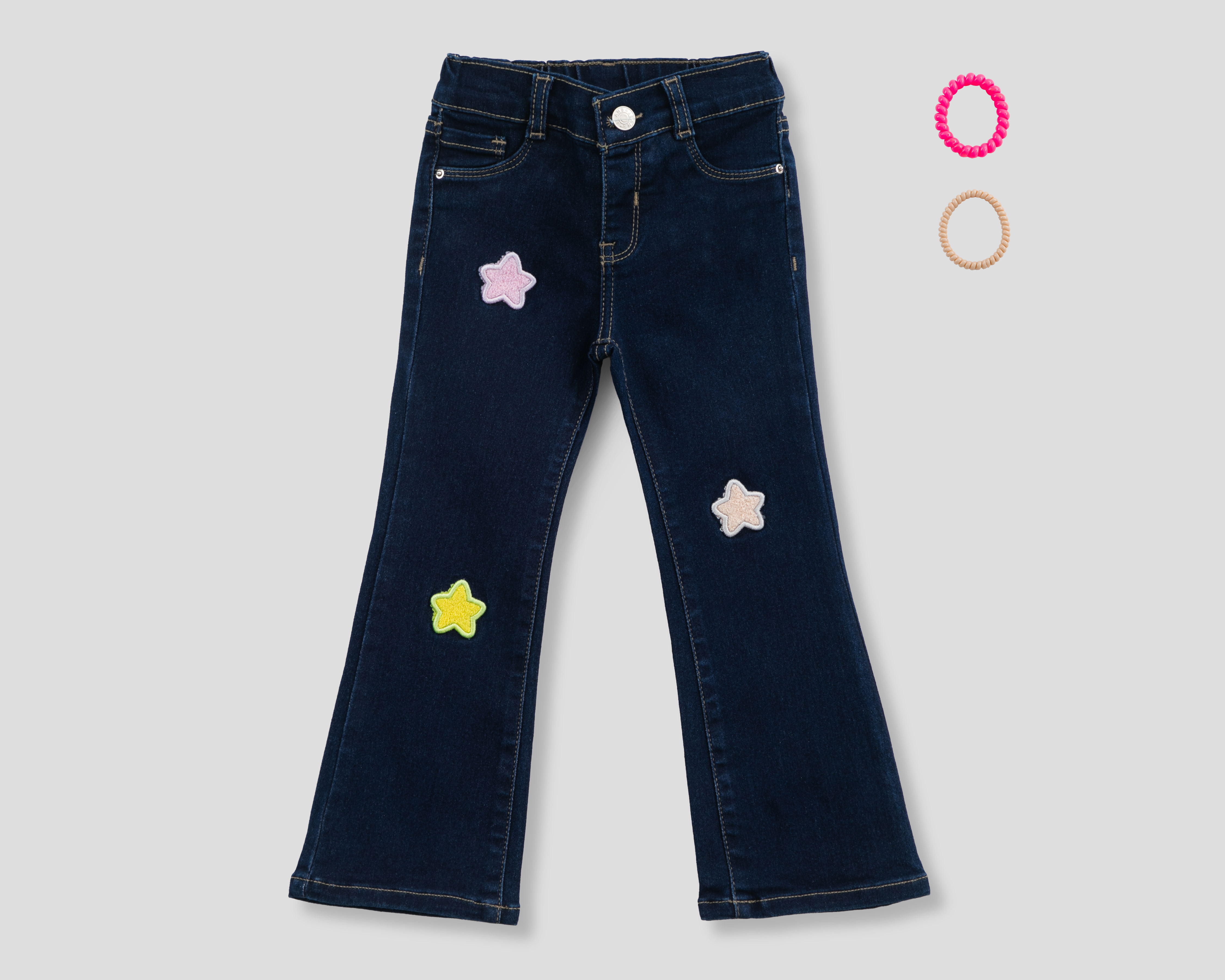 Pantalón para Bebé Niña Baby Colors con Ligas para Cabello