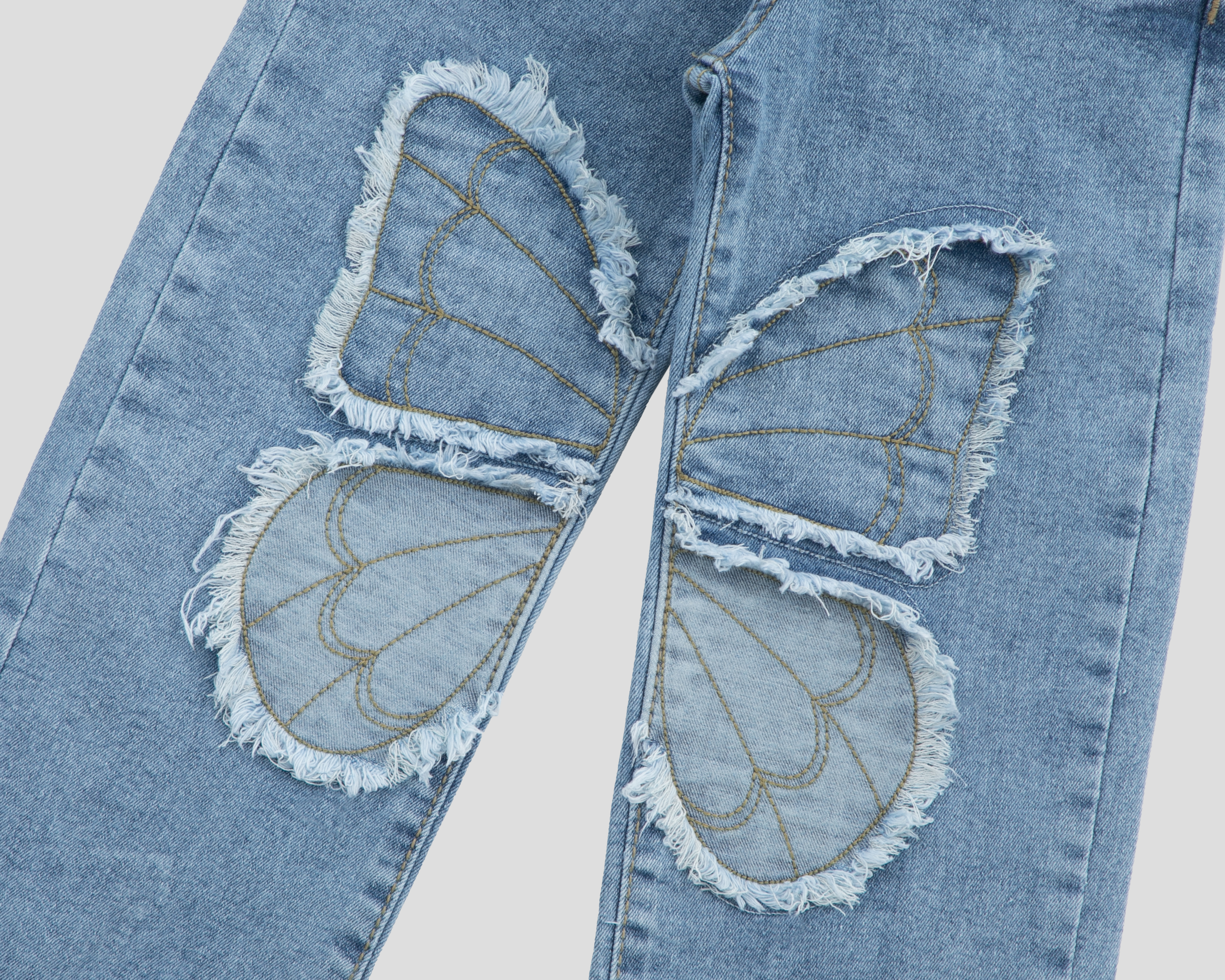 Foto 4 pulgar | Foto 3 | Pantalón para Bebé Niña Baby Colors Azul