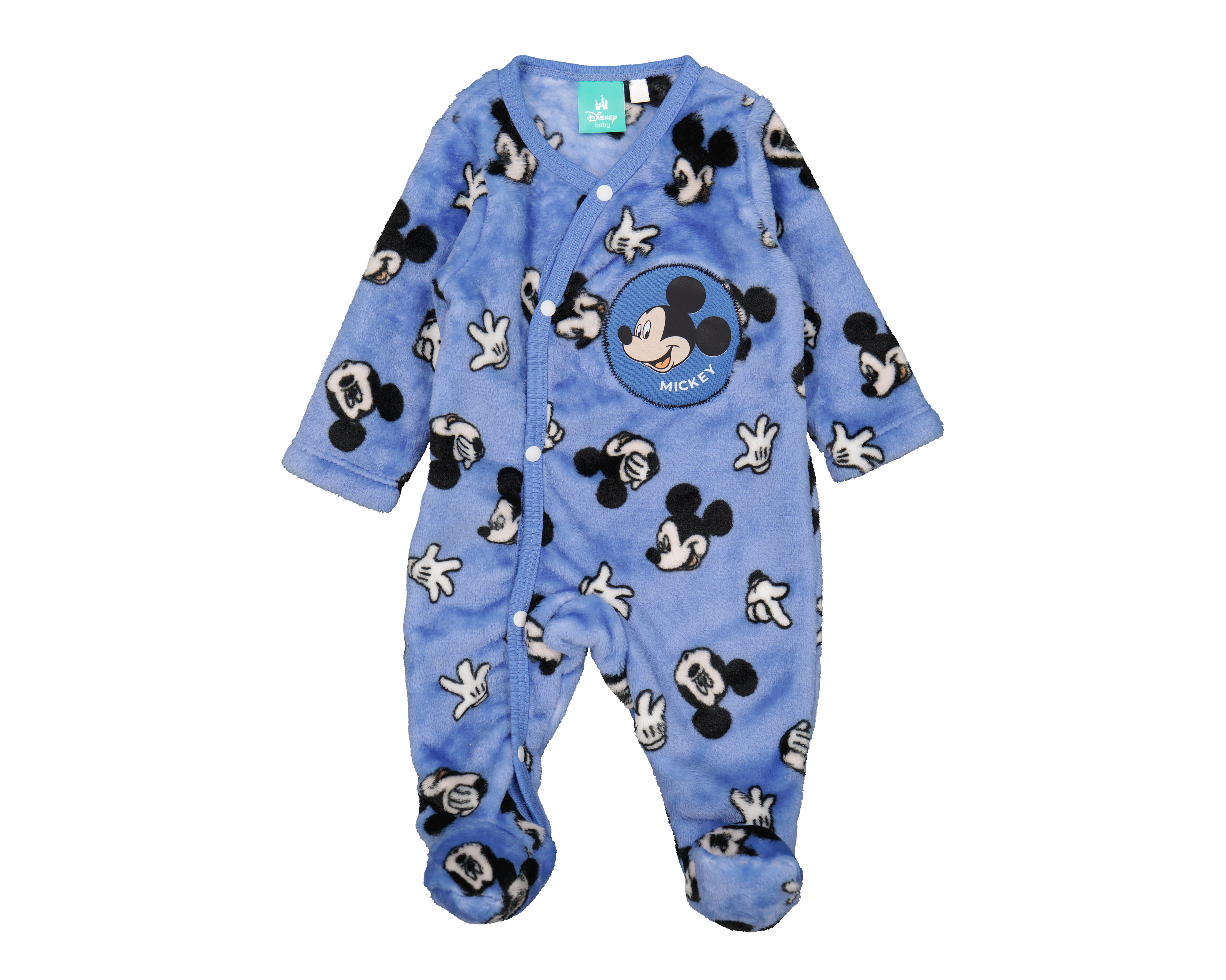 Foto 1 | Foto 1 | Mameluco para Bebé Niño Mickey Mouse Azul
