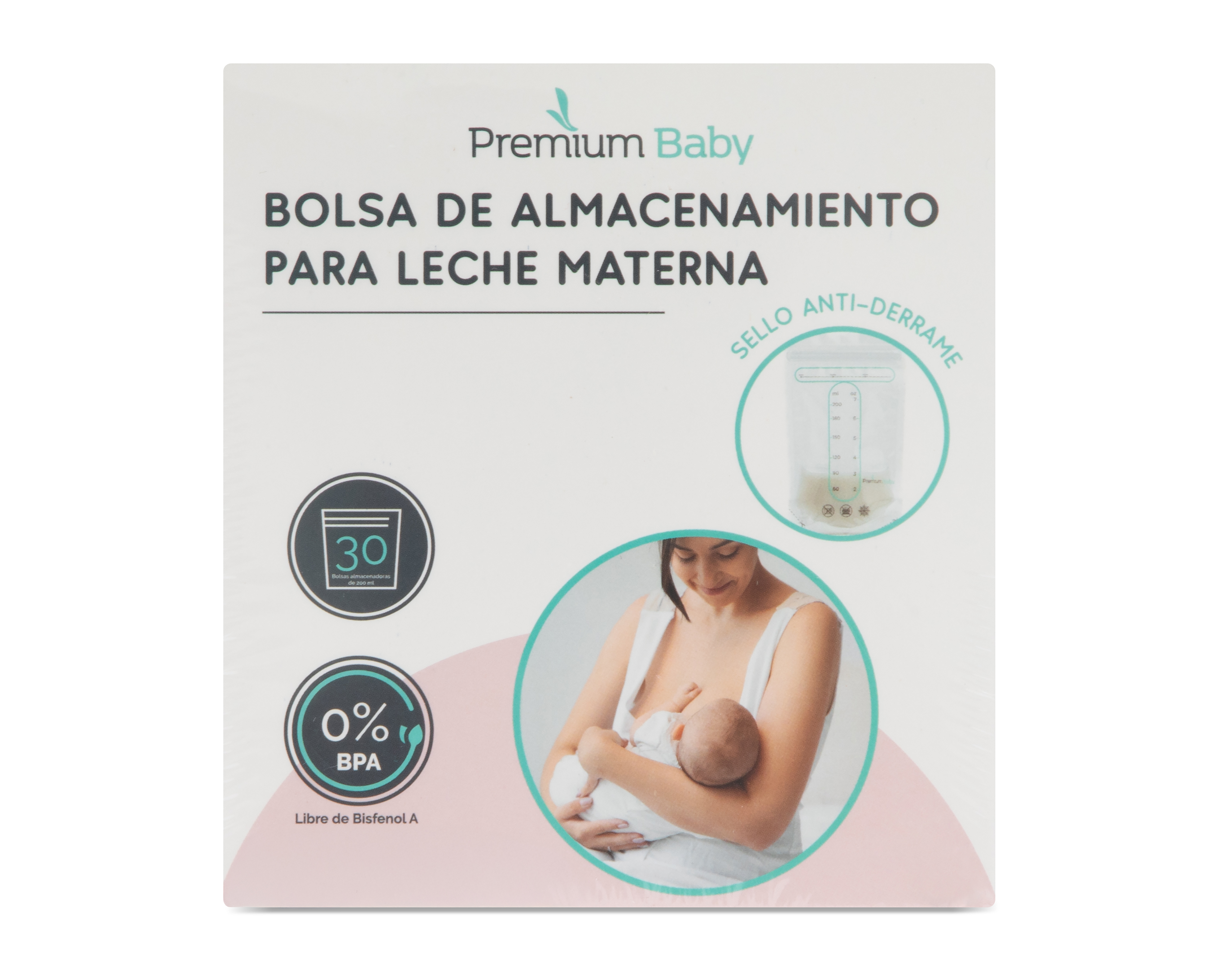 Foto 2 pulgar | Foto 1 | Bolsa de Almacenamiento para Leche Materna Premium Baby 30 Piezas